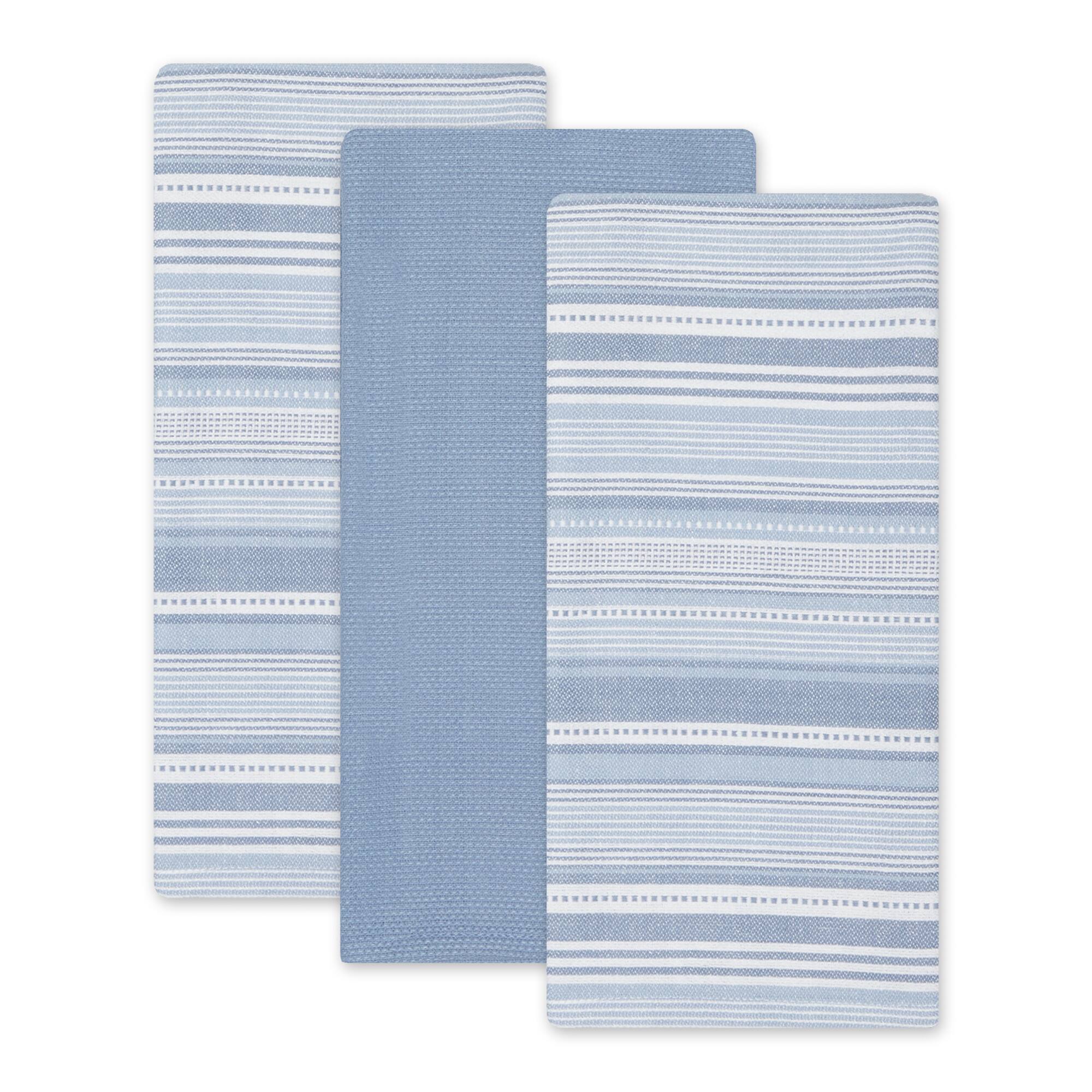 DII® Urban Stripe Dish Towels, 3ct.