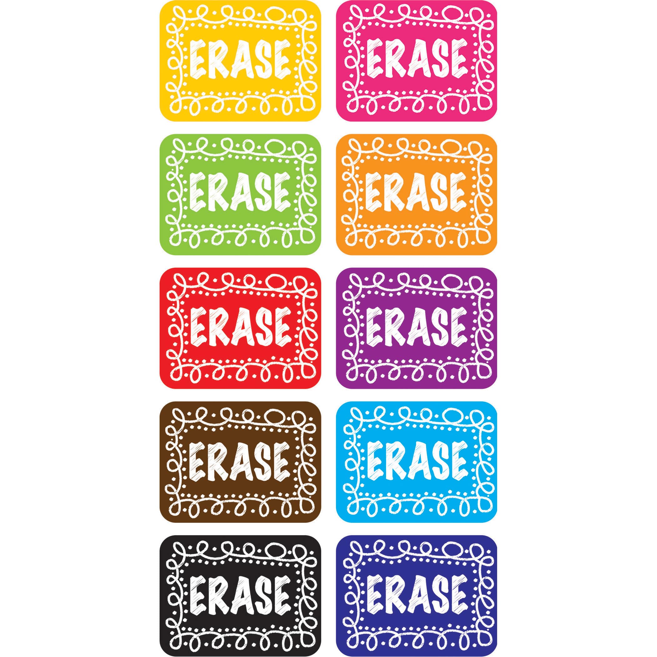 Ashley Productions Non-Magnetic Mini Whiteboard Erasers