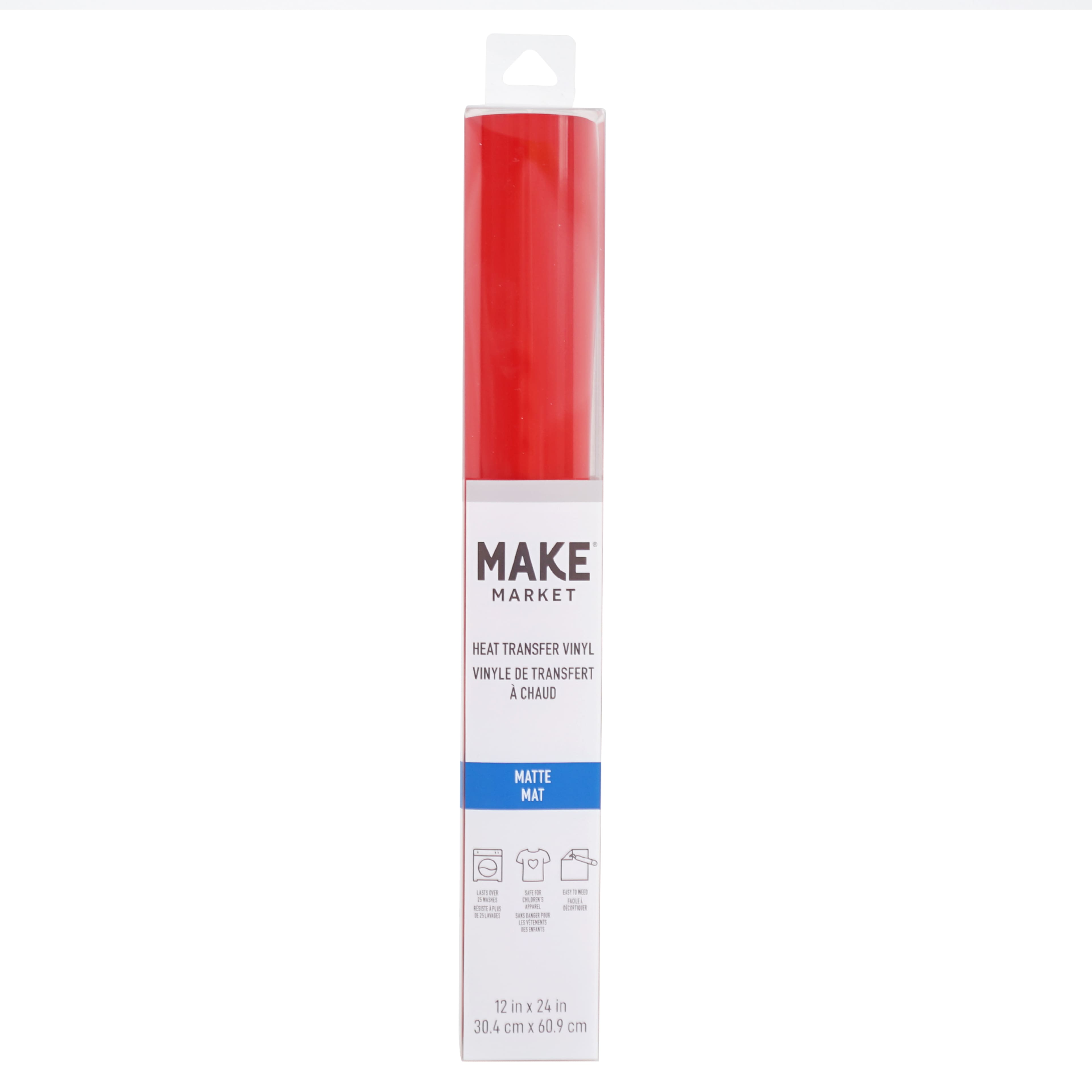 12 Pack: Matte Heat Transfer Vinyl by Make Market®