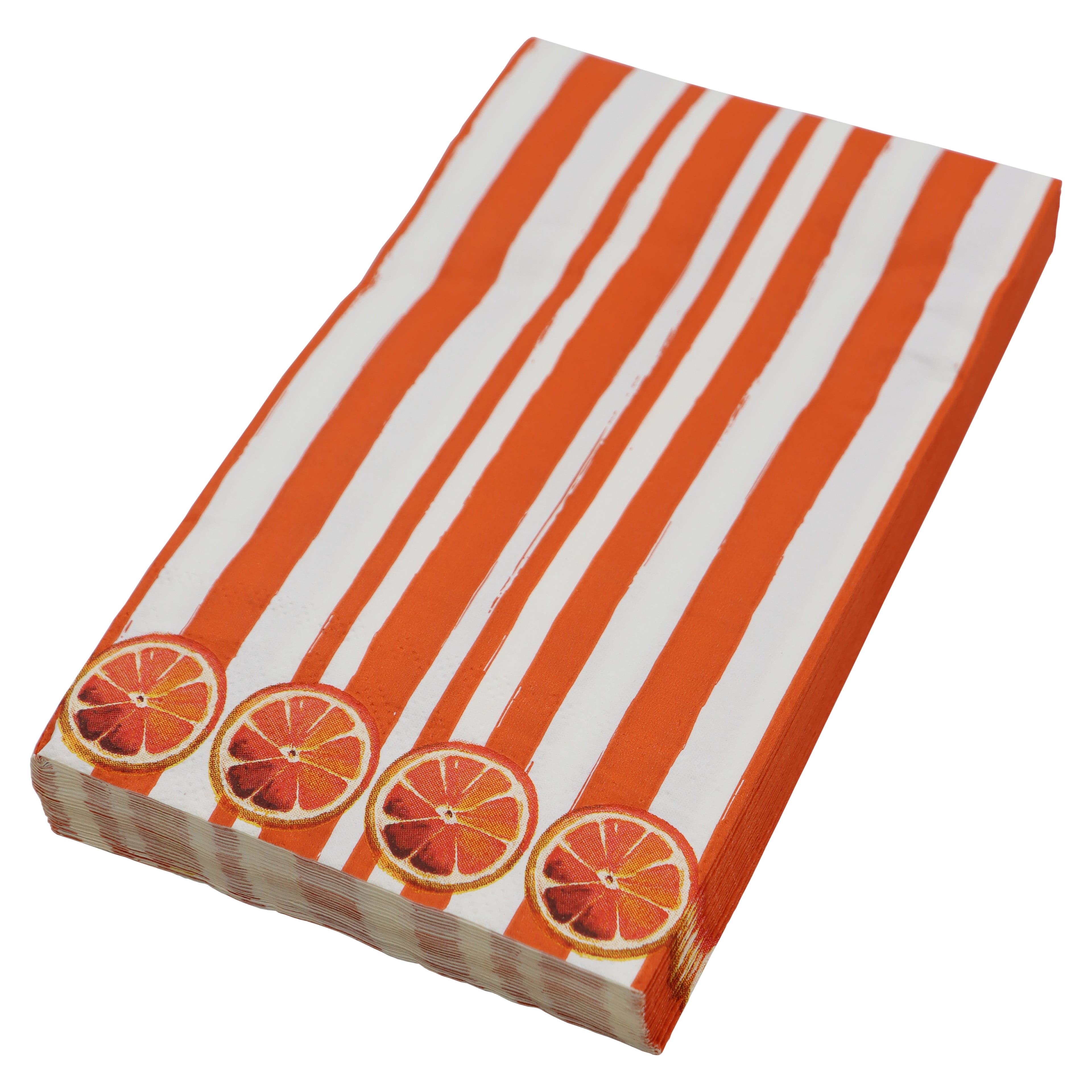 Citrus Kitchen Orange Stripes Paper Guest Napkins, 20ct. by Celebrate It™