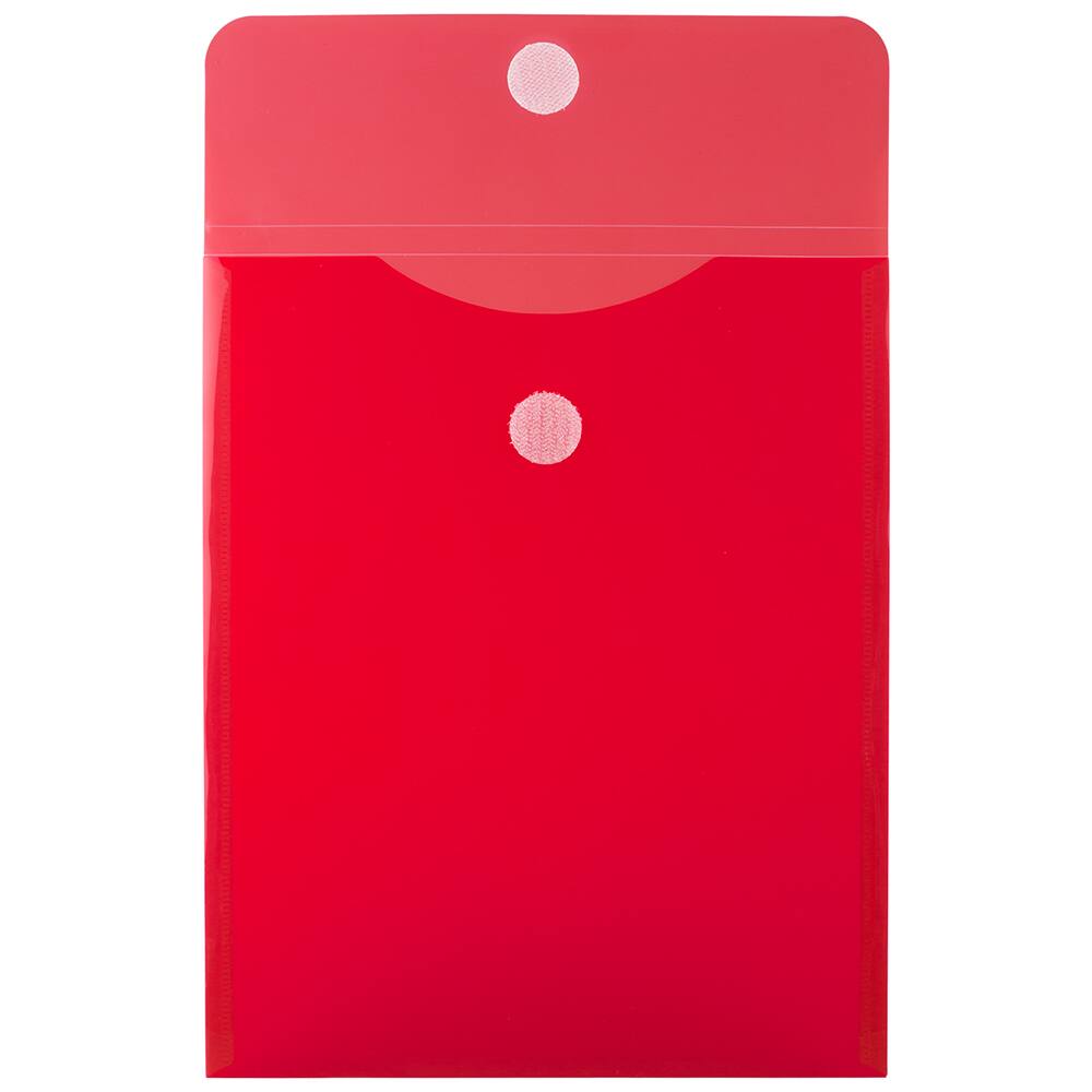 JAM Paper VELCRO® Closure 9.75" x 11.5" Open End Envelopes, 12ct.