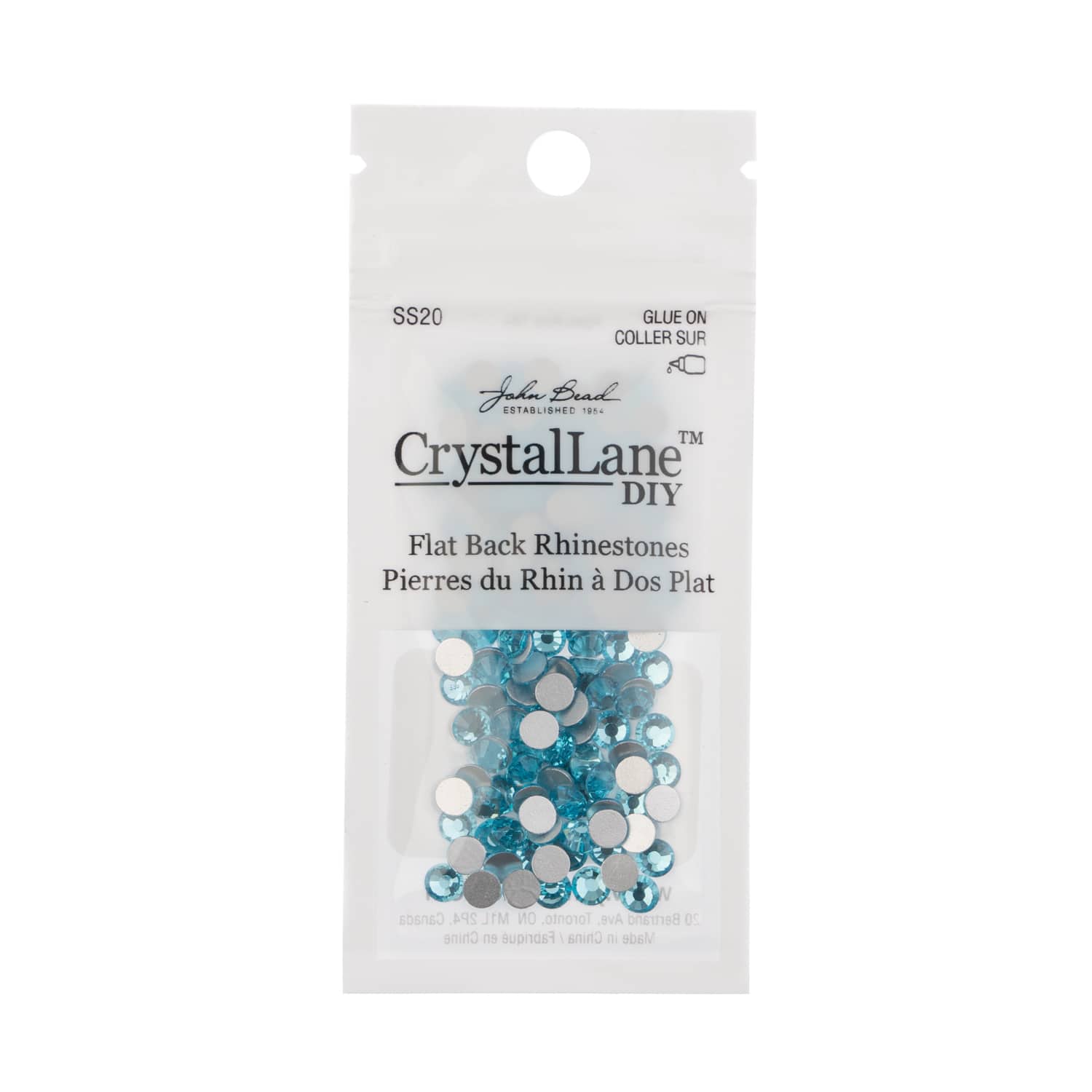 John Bead Crystal Lane SS20 Round Flatback Czech Crystals