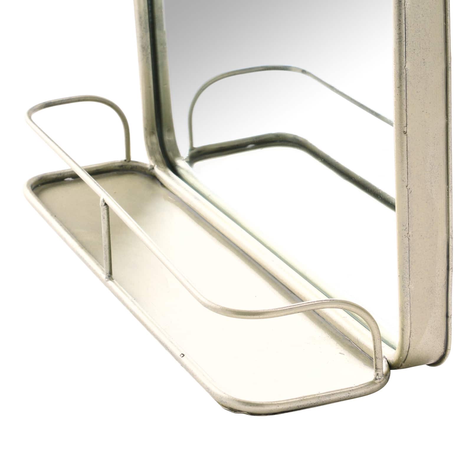 Hello Honey® Gold Rectangle Wall Mirror with Shelf