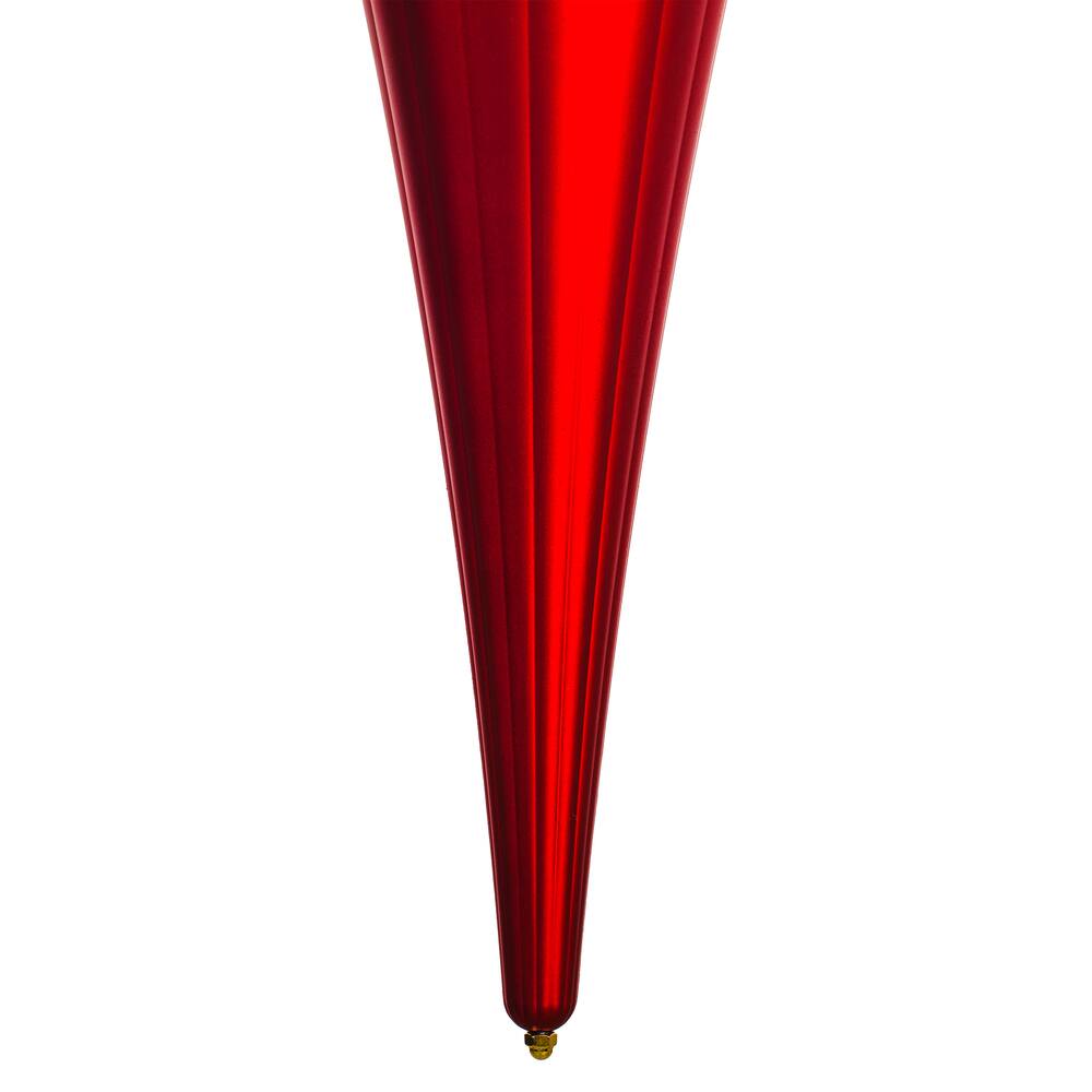 Vickerman 62" Red Shiny, Matte & Glitter Finishes Finial Ornament