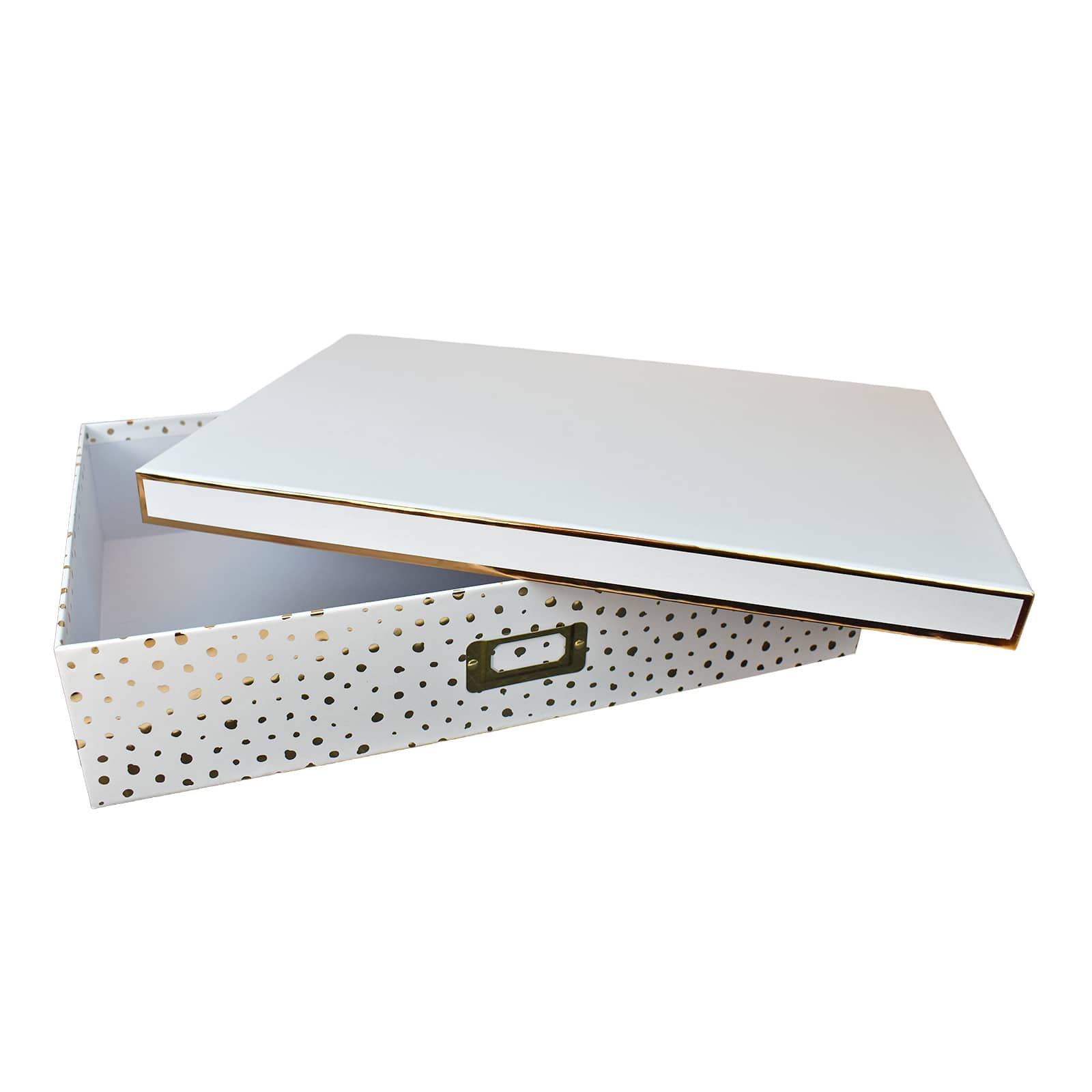 Gold Dots Document Box by Ashland