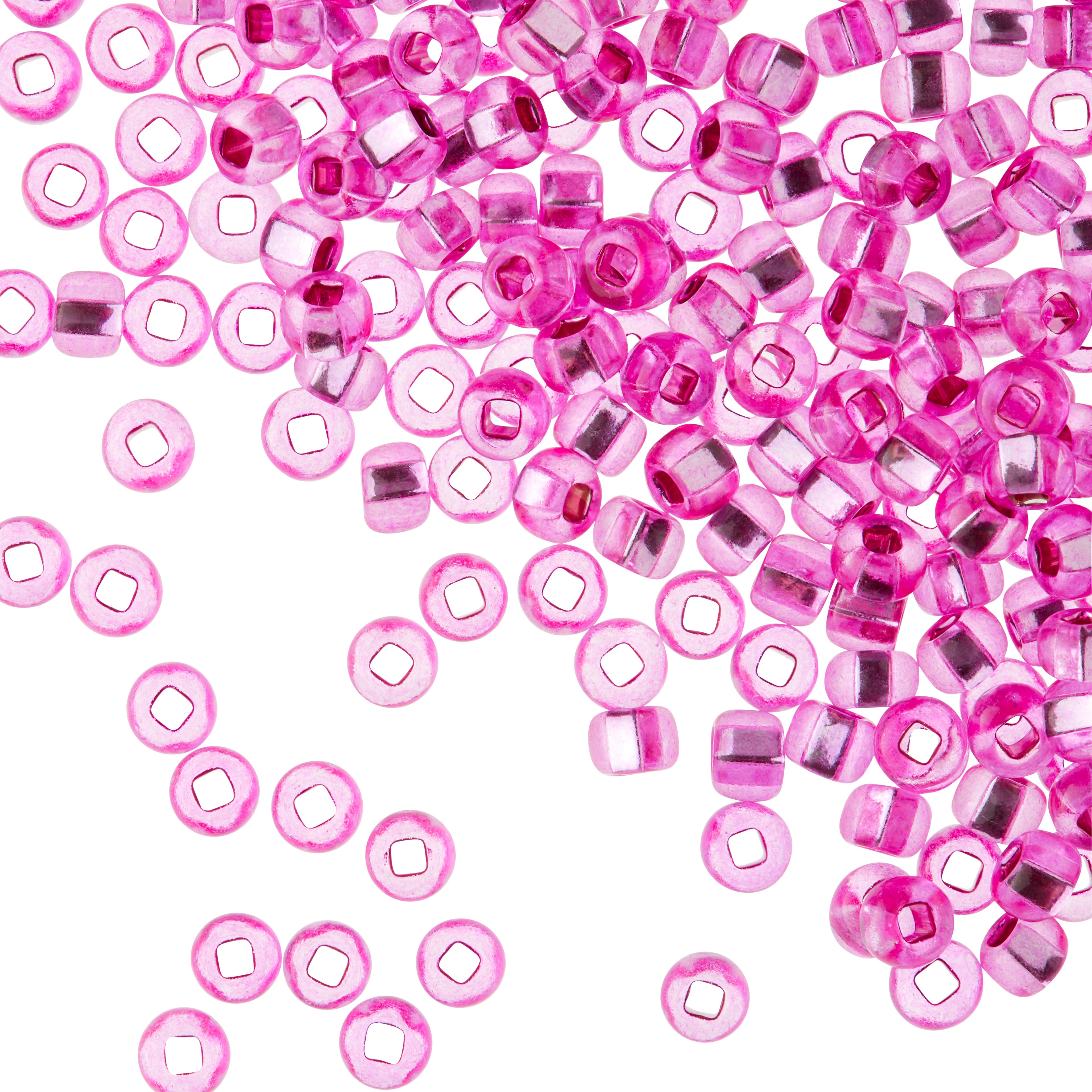 12 Pack: John Bead Silver Lined Czech Glass Seed Beads, 6/0