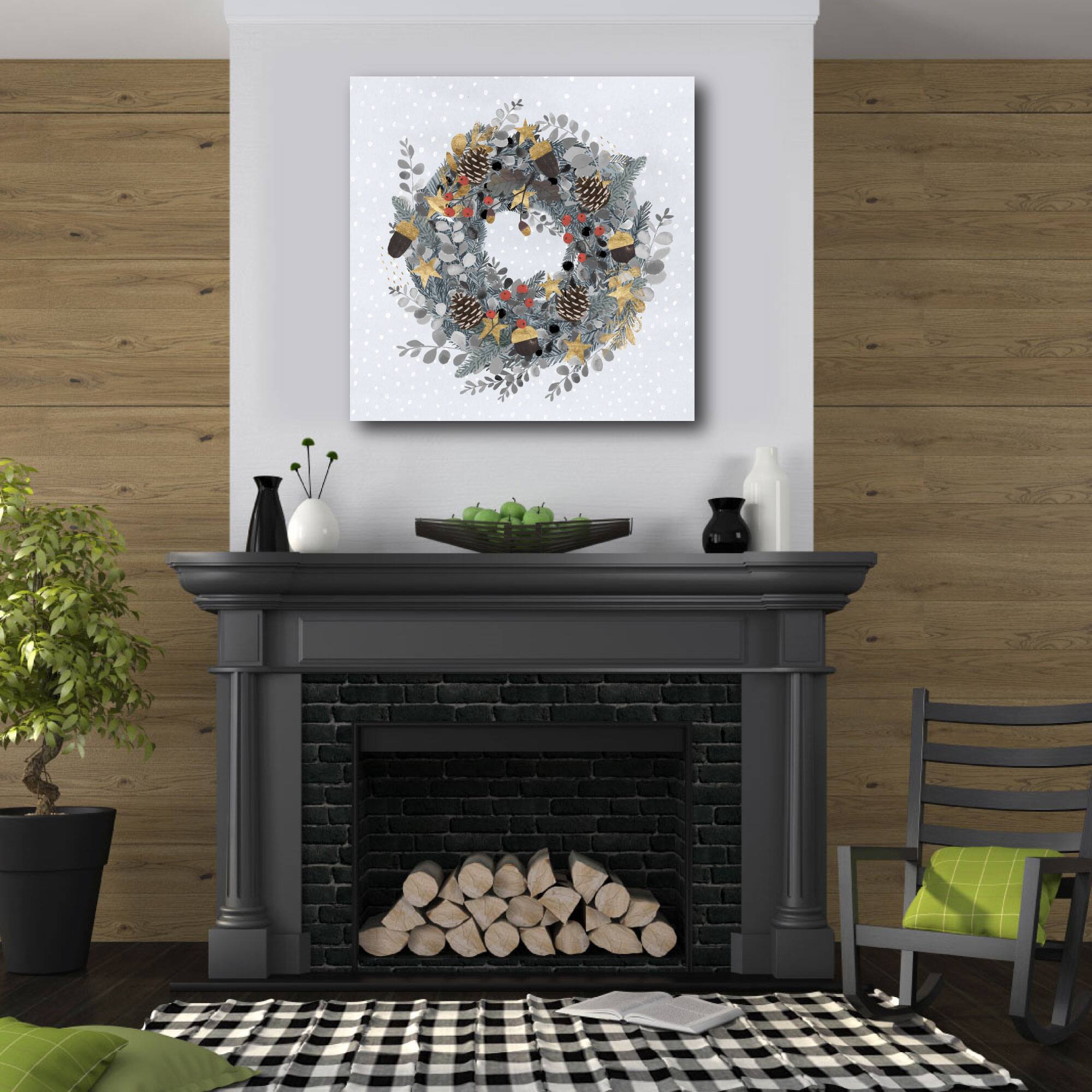Courtside Market® Christmas Woodland III Gallery-Wrapped Canvas Wall Art