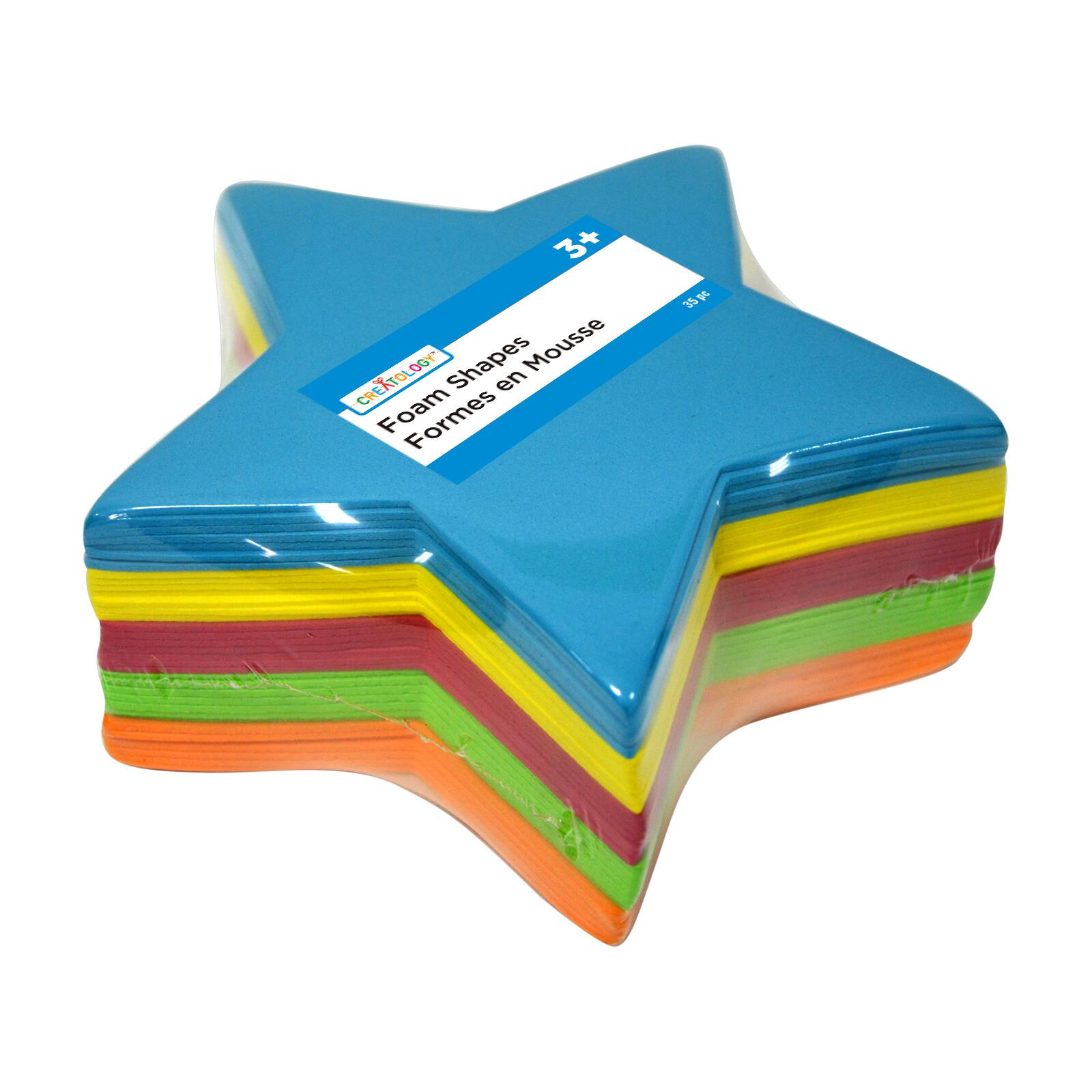 12 Packs: 35 ct. (420 total) Star Foam Shapes by Creatology™