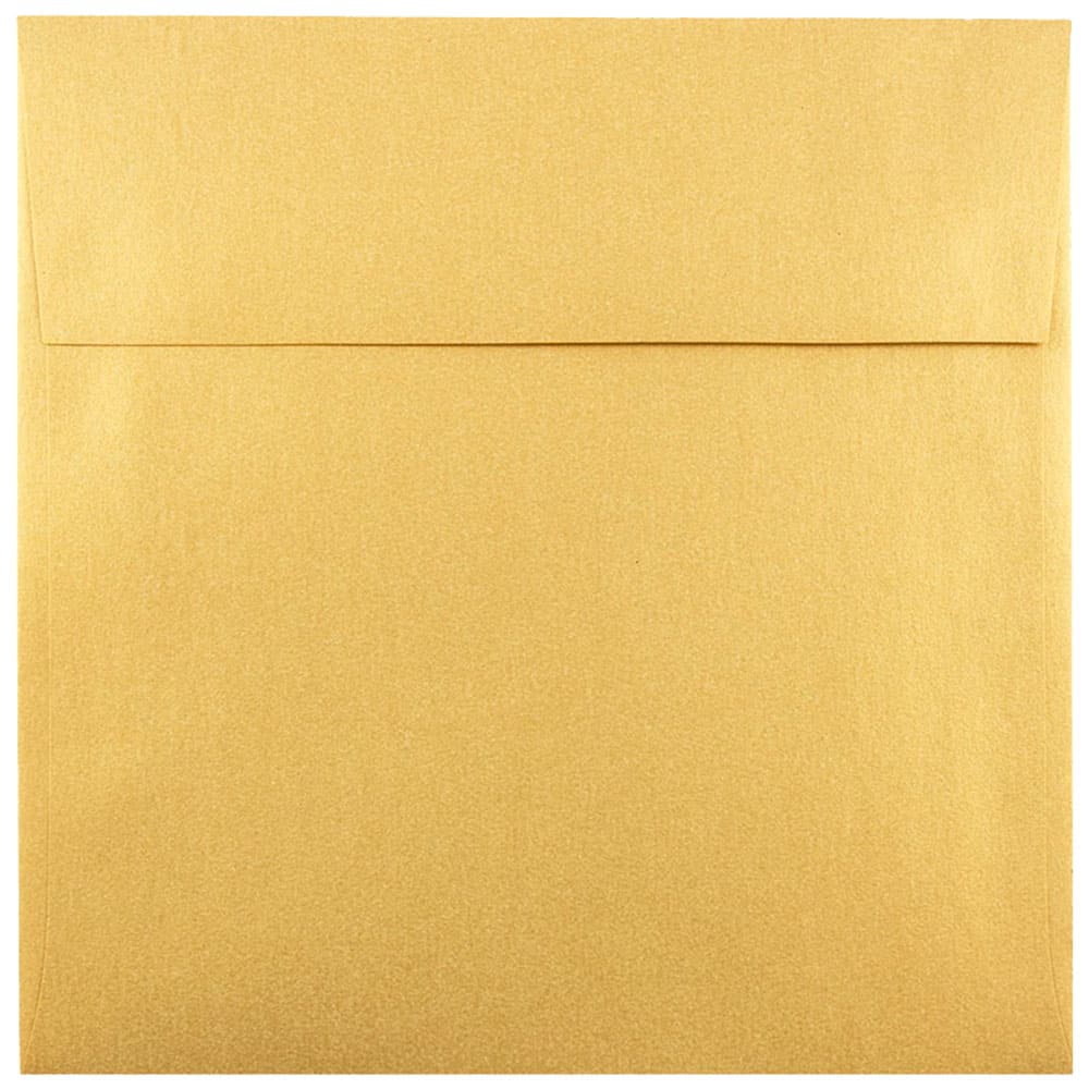 JAM Paper 6" x 6" Square Metallic Invitation Envelopes