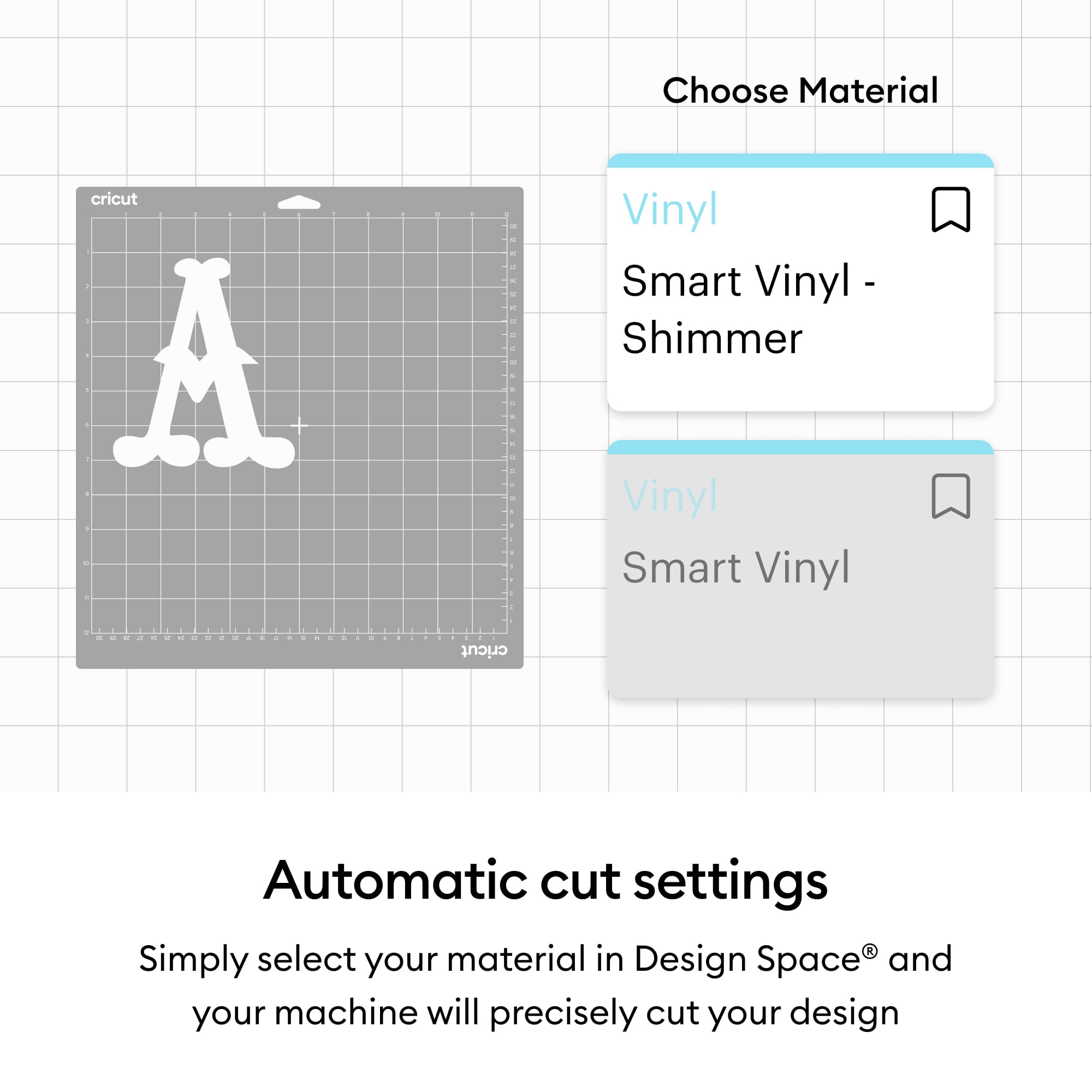 Cricut® Smart Vinyl™ Matless Permanent Shimmer Vinyl Seaglass Sampler