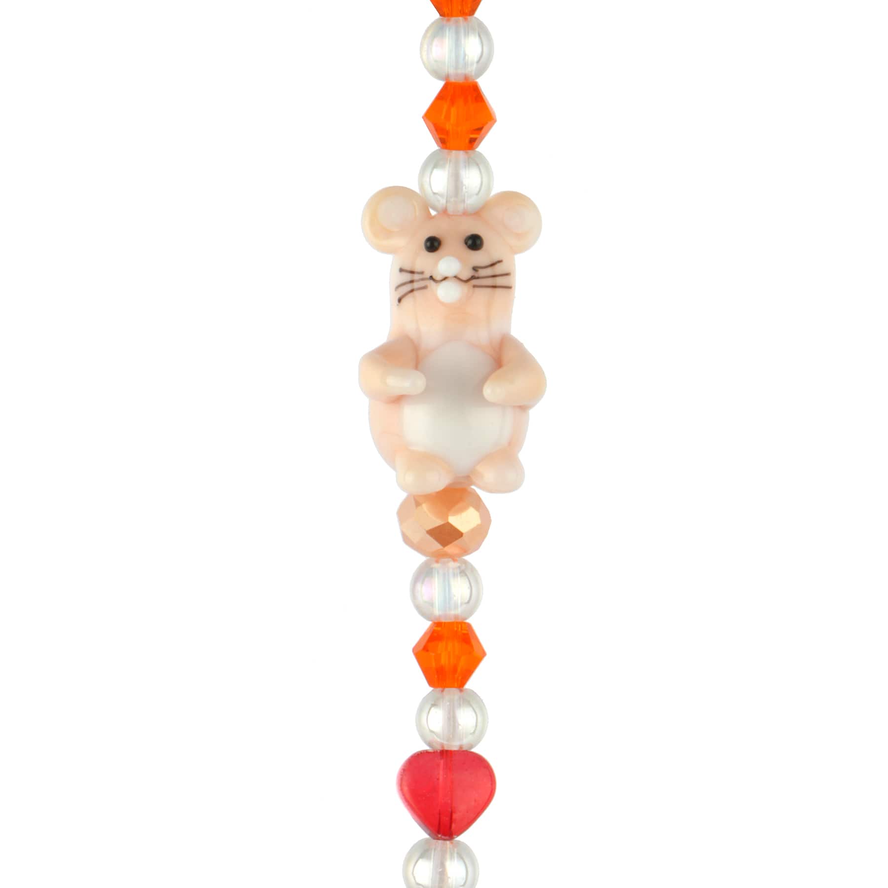 Lampwork Glass Mouse Beads by Bead Landing™