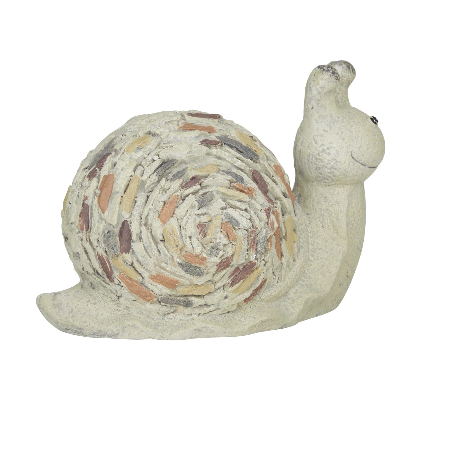 Grey Polystone Farmhouse Garden Sculpture 8" x 12" x 7"