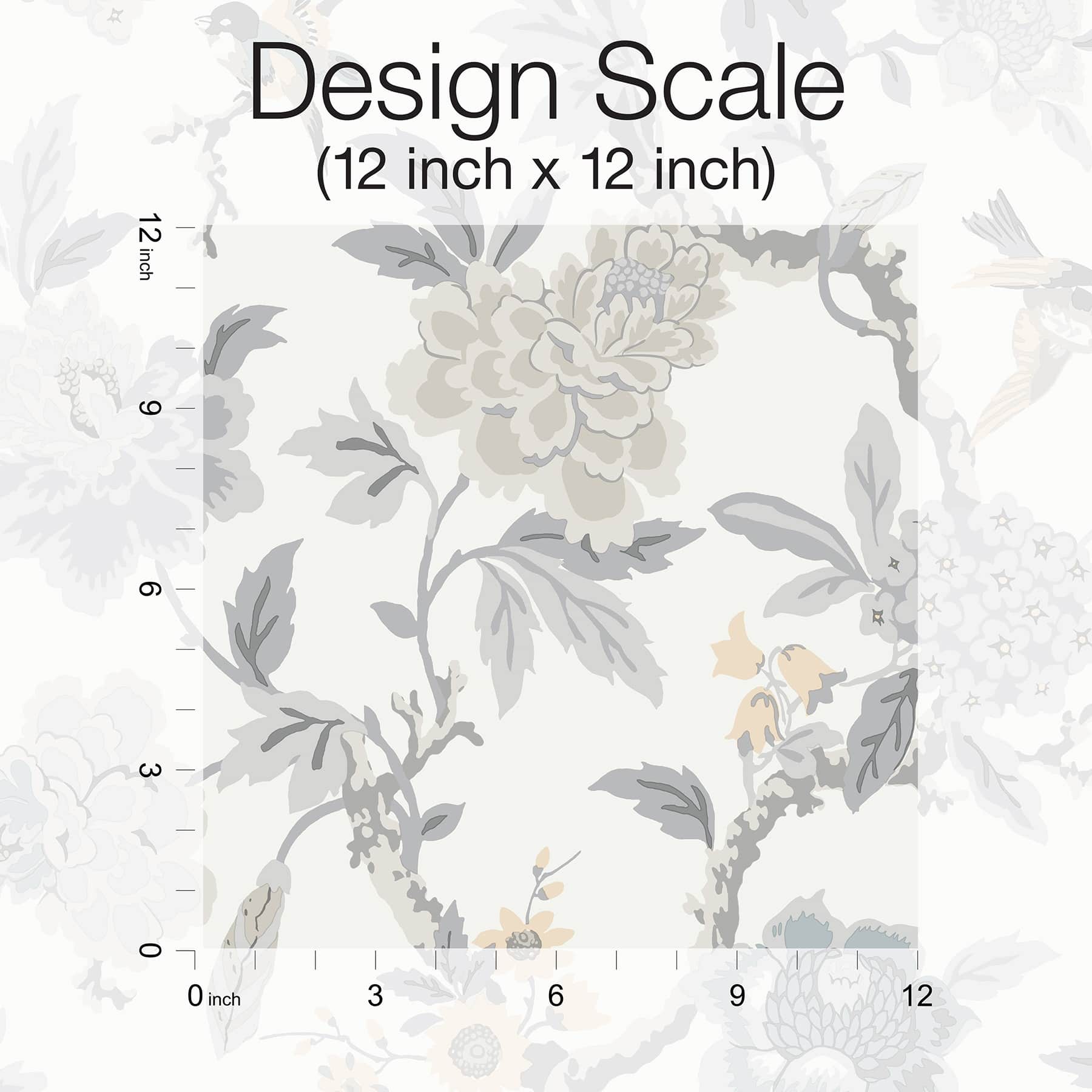 RoomMates Gray & Taupe Gray Candid Moments Peel & Stick Wallpaper