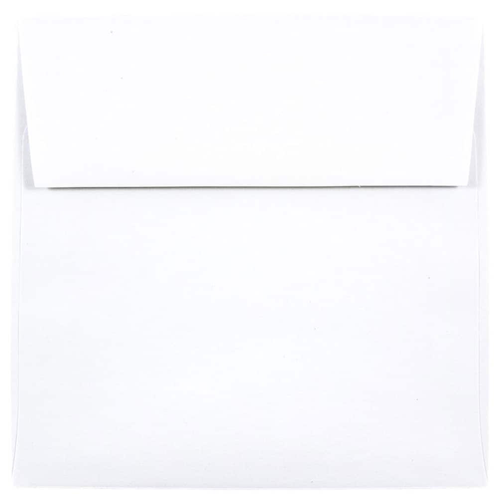 JAM Paper 6" x 6" Square Red Foil Lined Invitation Envelopes