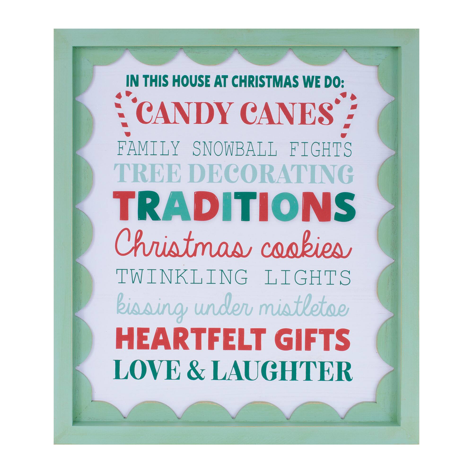 Melrose 11" x 12" Framed Christmas Sentiment Wall Art Set