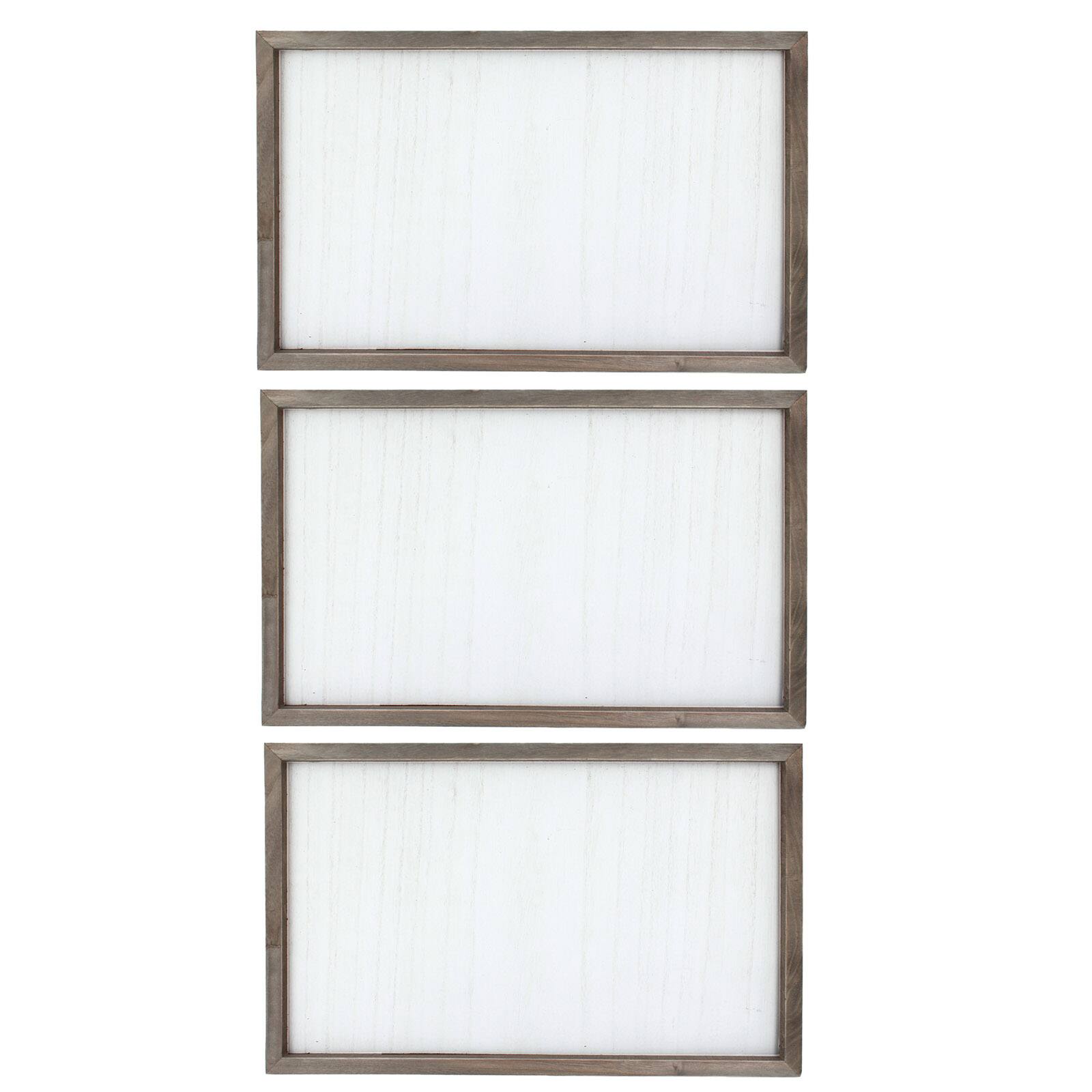 ArtSkills® 19" Large Rustic Framed Wooden Plaque Set