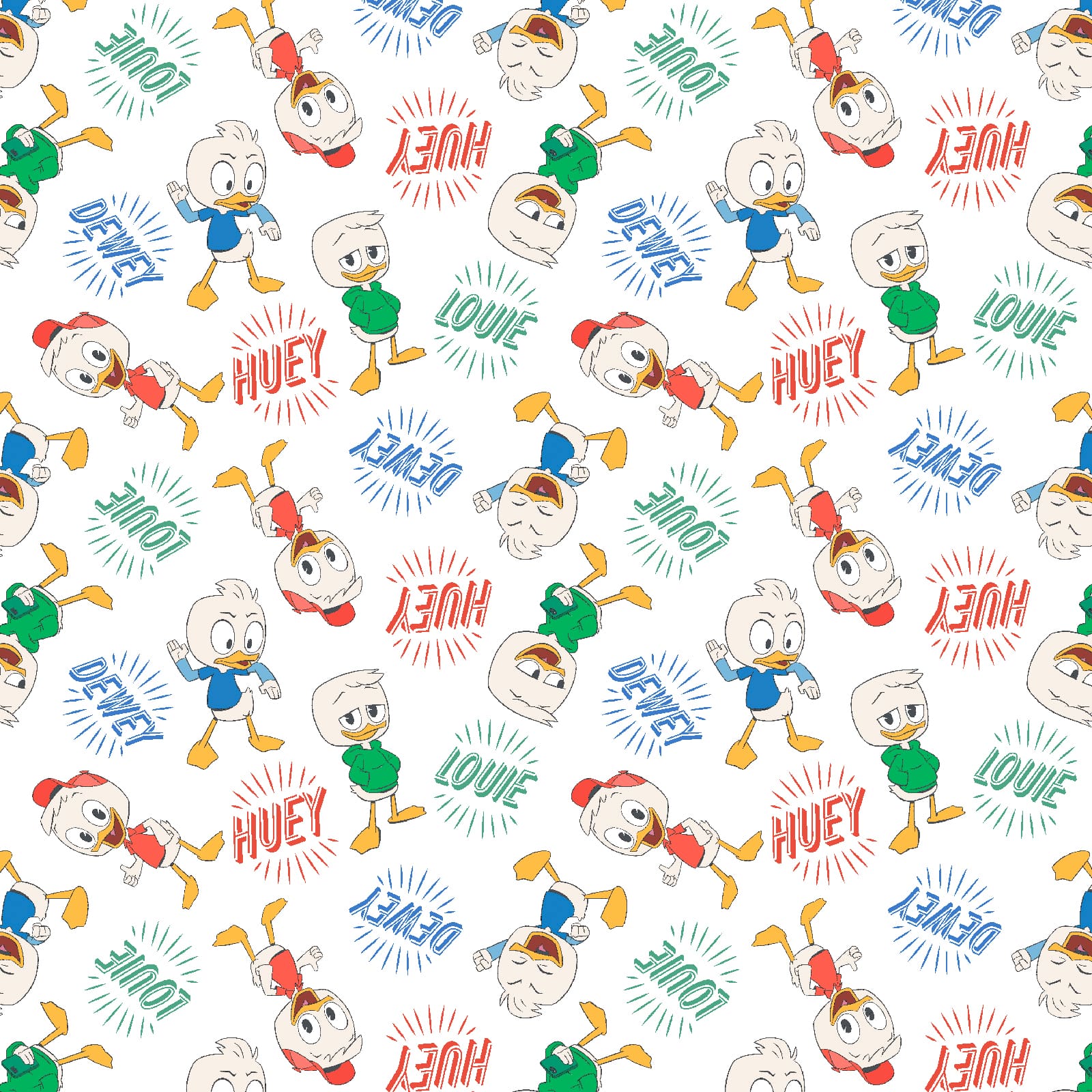 Disney® Classics Multicolored Huey, Dewey, & Louie Cotton Fabric