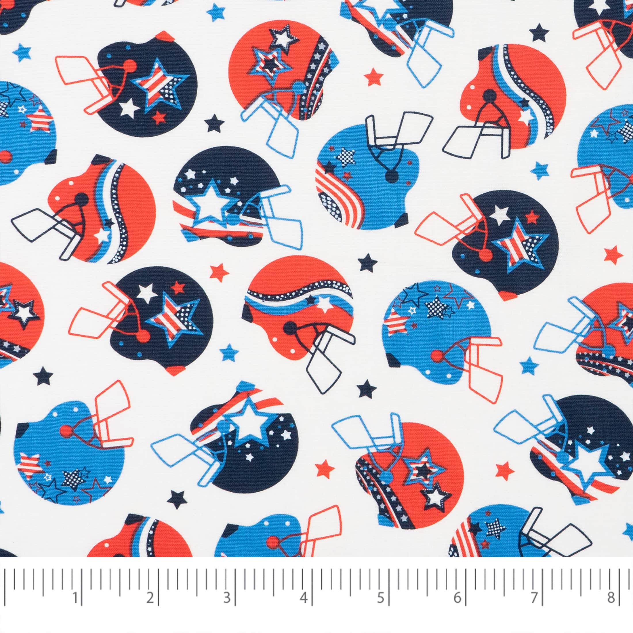 SINGER Patriotic Football Cotton Fabric Bundle