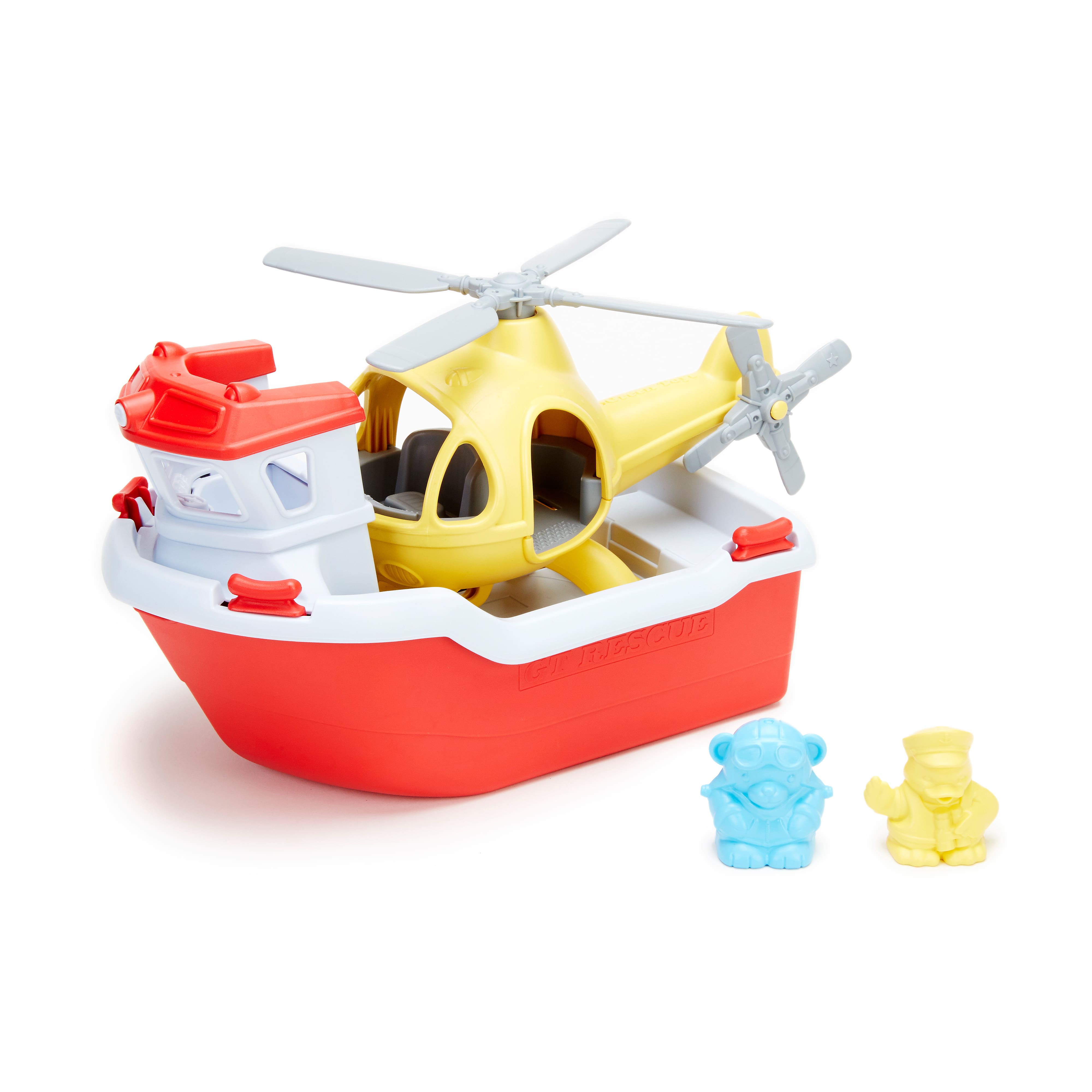 Rescue Boat & Helicopter