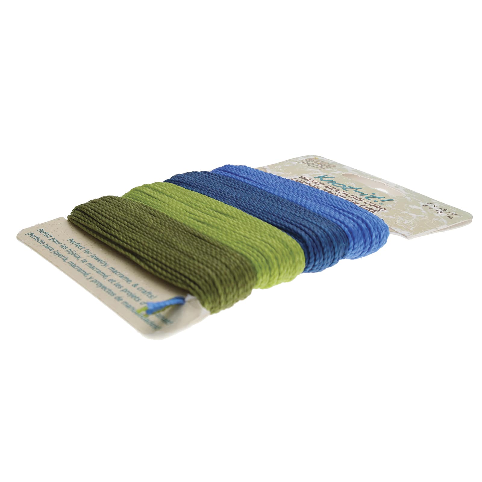 6 Packs: 4 ct. (24 total) Beadsmith® Knot-it!™ Hang Ten Waxed Brazilian Cord