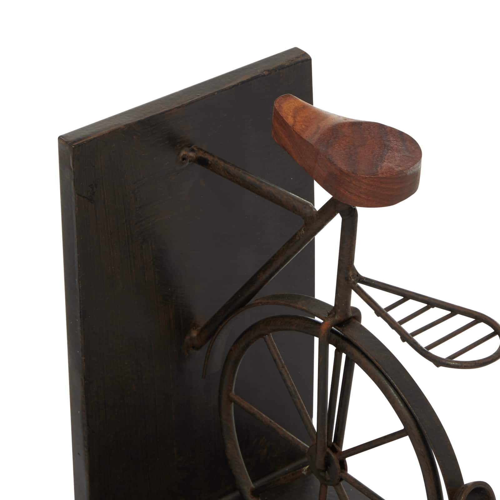 9" Contemporary Bicycle Iron Bookend Set