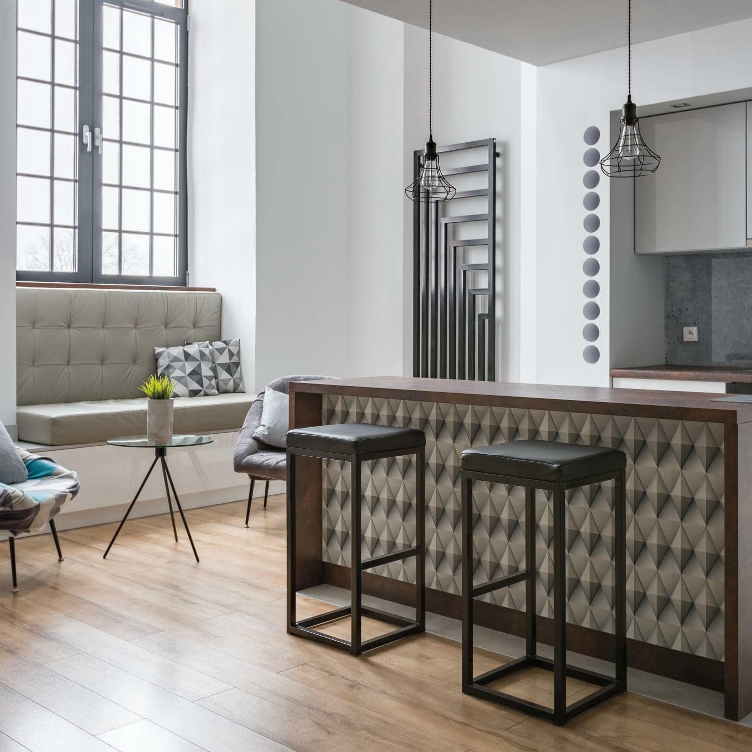 RoomMates Paragon Geometric Peel & Stick Wallpaper