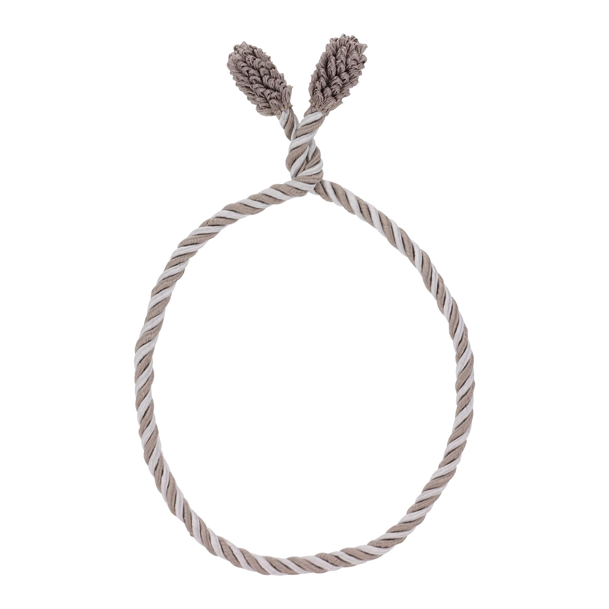 Haute Decor 16" Taupe & White Decorative Twist Ties, 6ct.