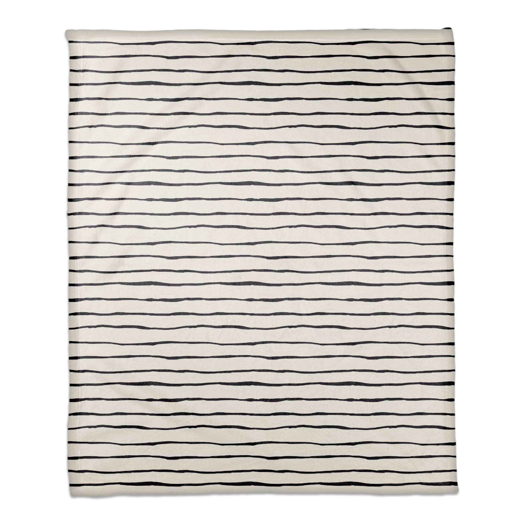 Painted Stripes 50" x 60" Coral Fleece Blanket