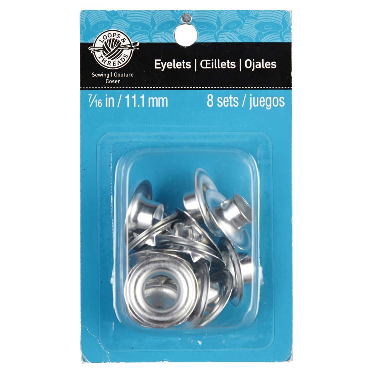 Loops & Threads™ Eyelets, 7/16"
