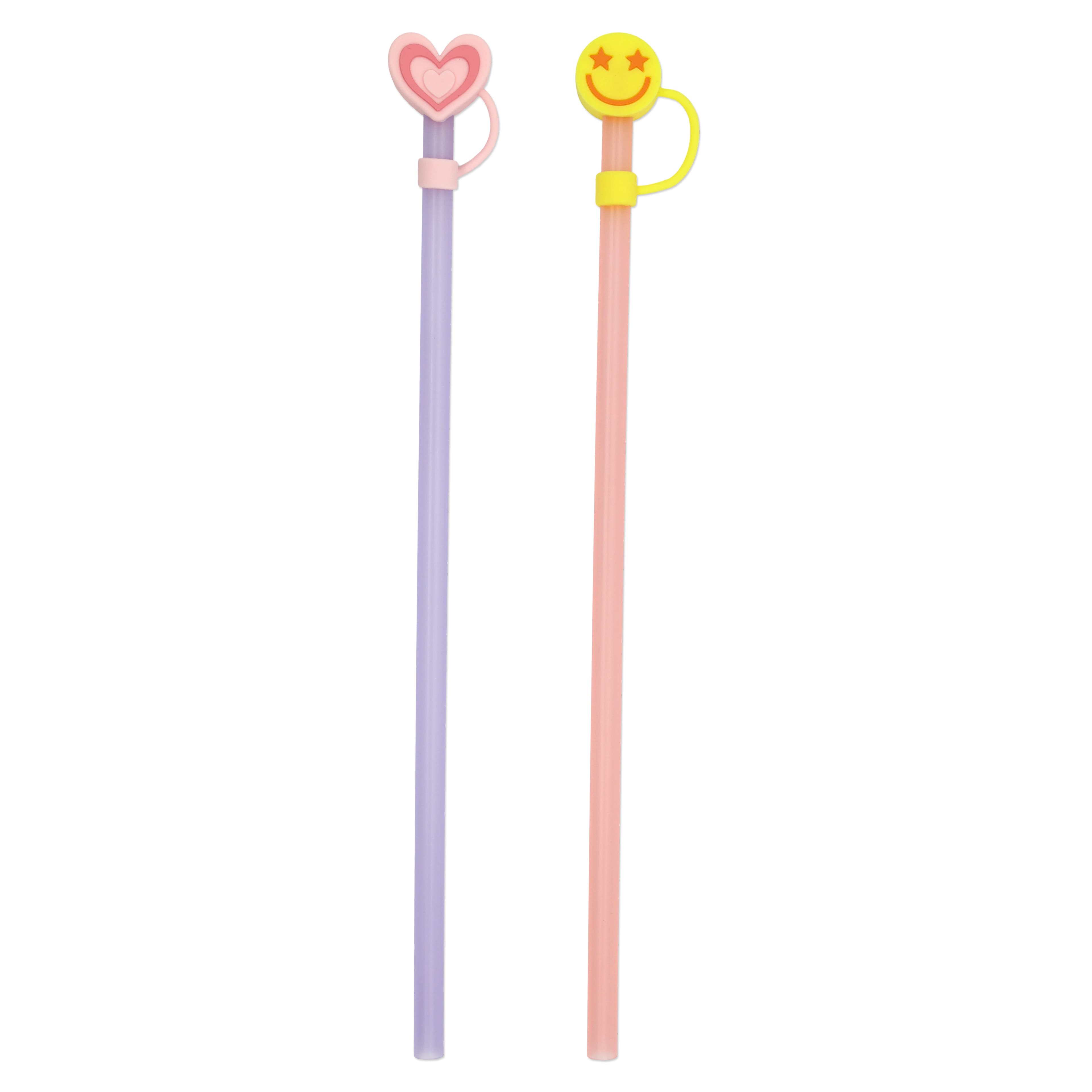 Starry Eyes & Heart Topper Straw Set by Fab Finds