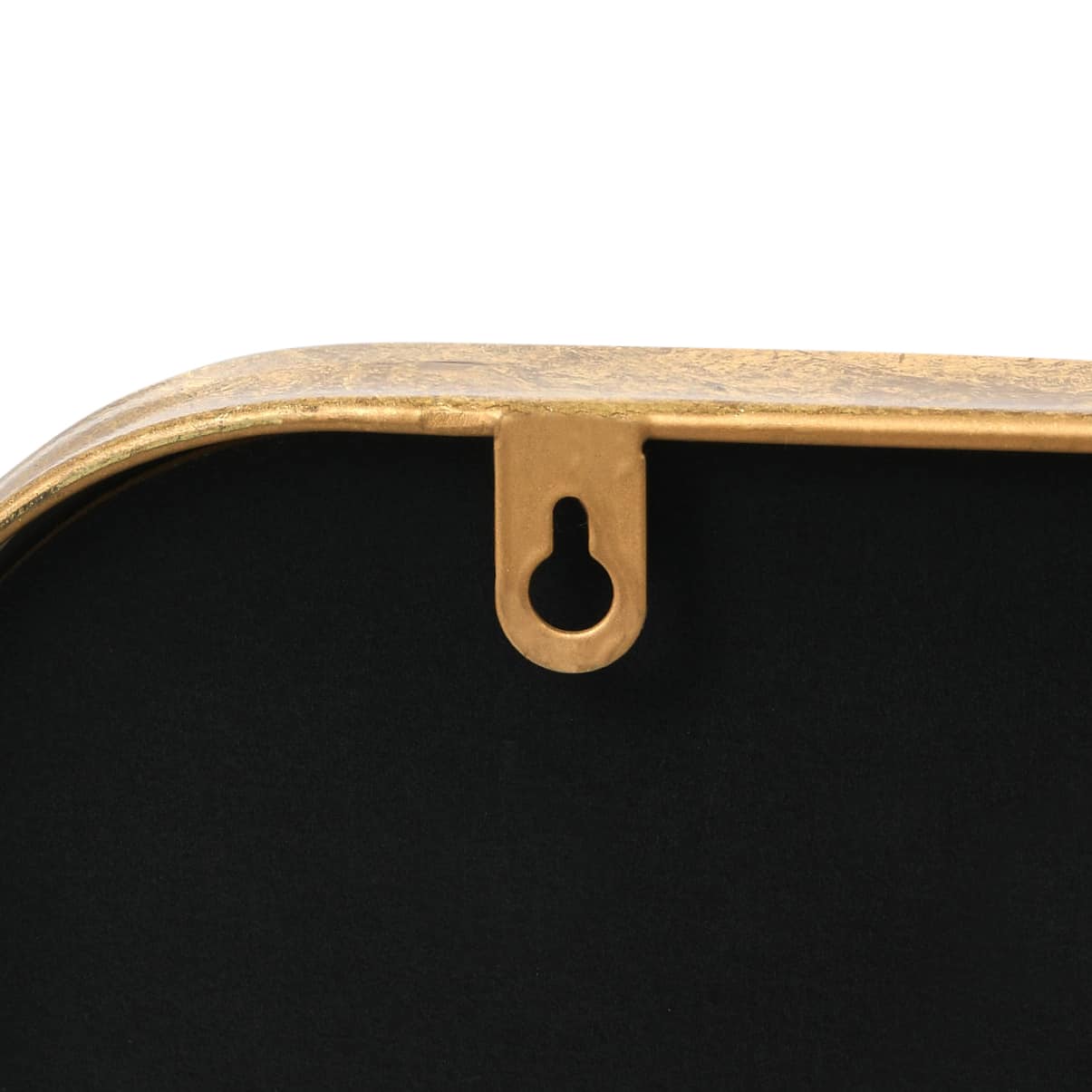 Hello Honey® Brass Finish Square Metal Framed Wall Mirror