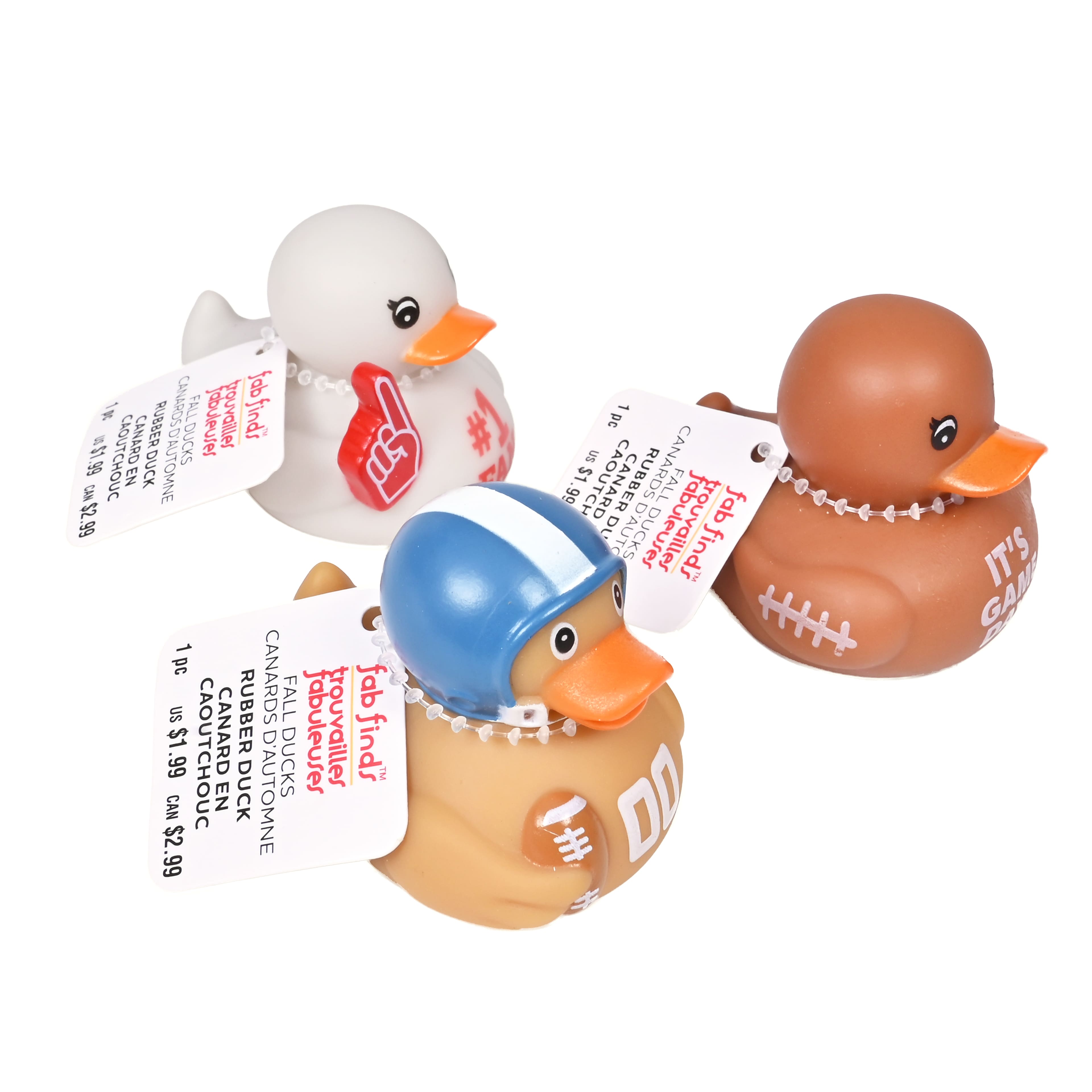 Assorted 2" Sports Rubber Duck, 1pc. by Fab Finds™