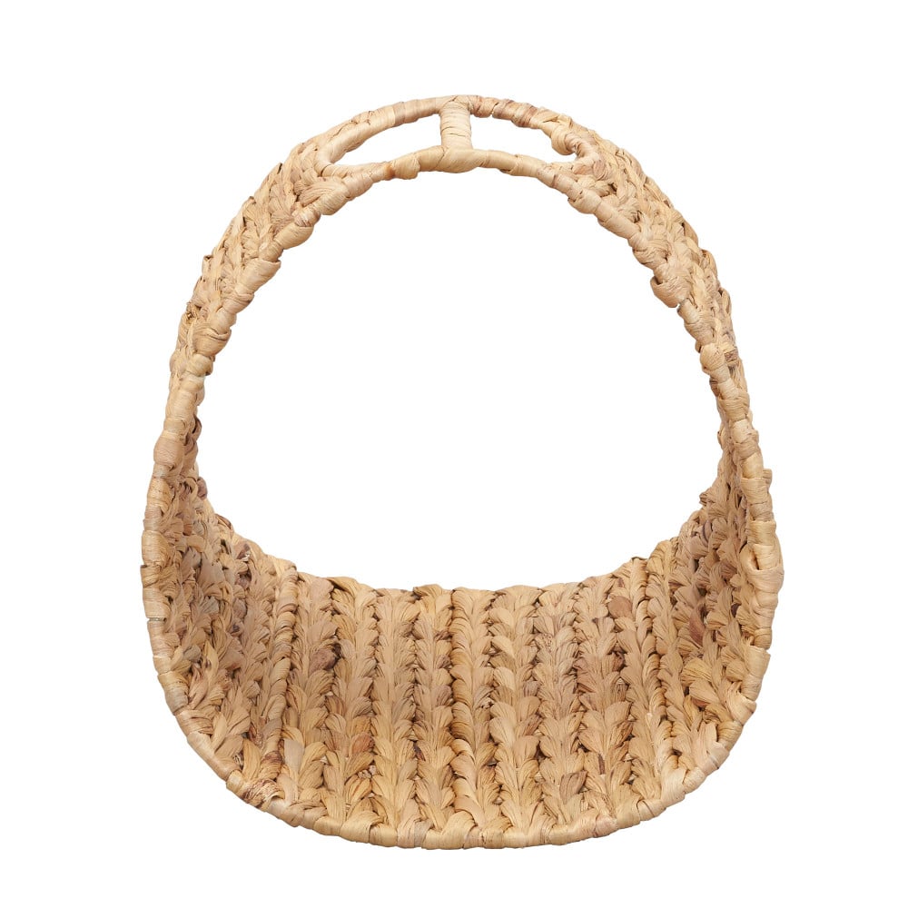 Household Essentials 15.5" Oval Hyacinth Magazine Rack
