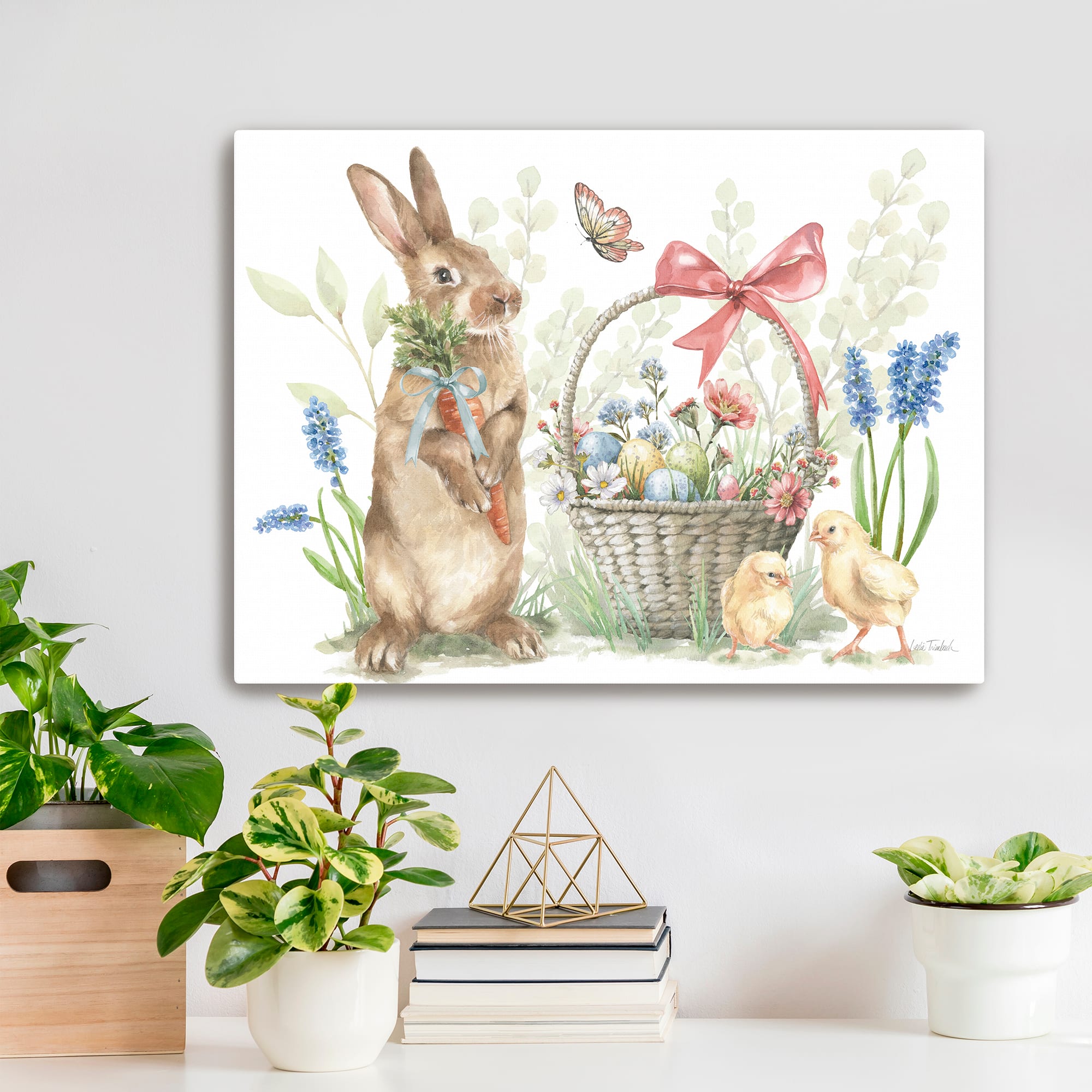 Lumaprints Hop Into Spring I Canvas Giclée Art