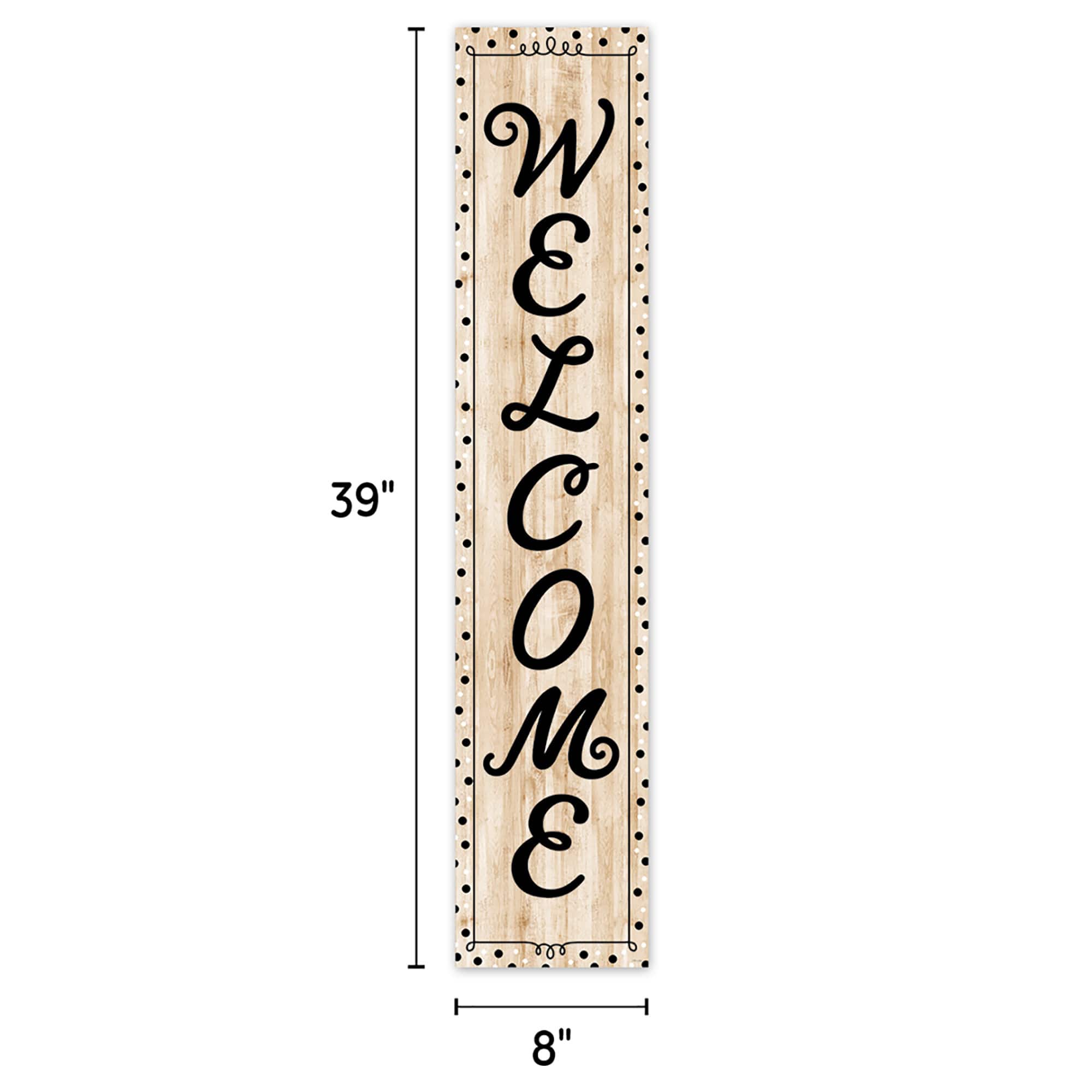 Creative Teaching Press® Core Décor 2 Sided Welcome & Goal Banner, 8" x 39", 3 Packs