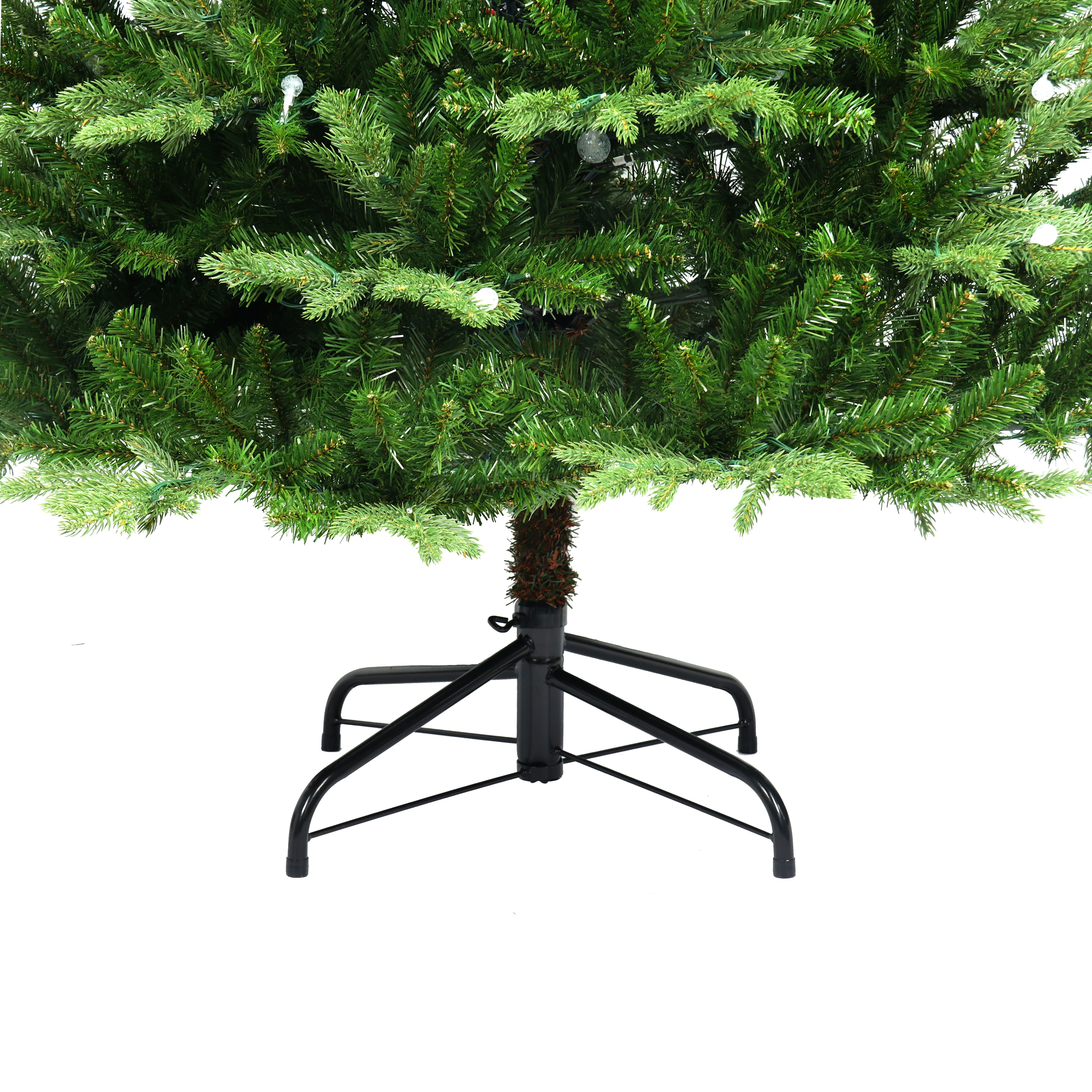 7.5ft. Pre-Lit Dewdrop Spruce Artificial Christmas Tree, Warm White LED Lights by Ashland® - Includes a Tree Storage Bag