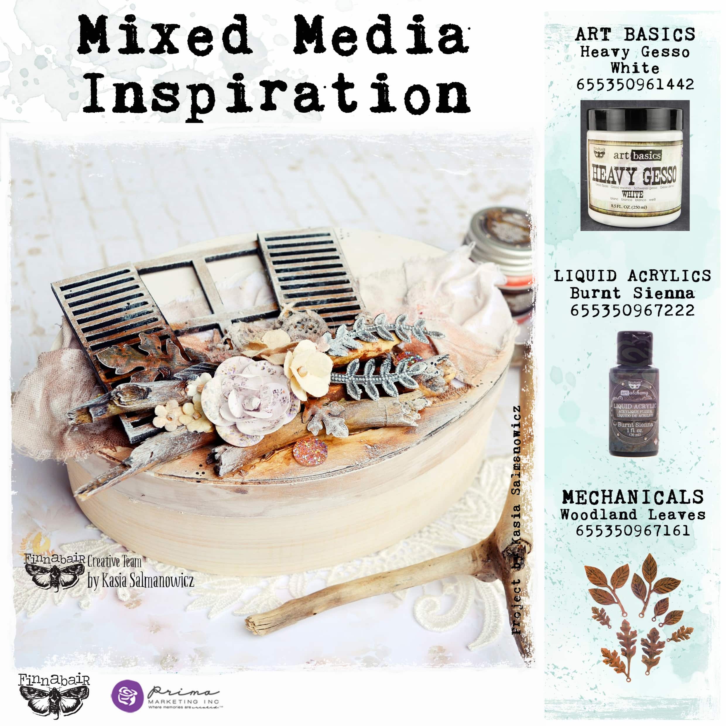 Finnabair® Art Basics White Heavy Gesso, 8.5oz.