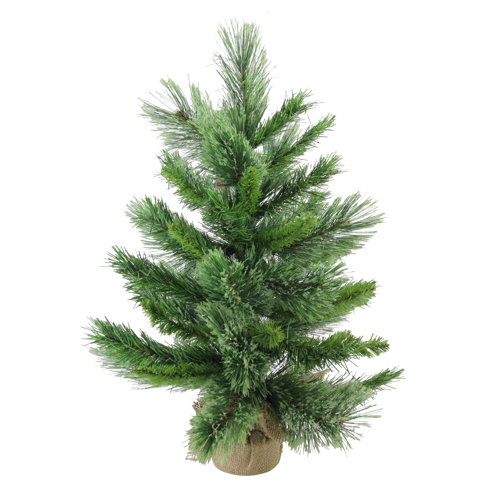 2ft. Unlit Mixed Cashmere Pine Artificial Potted Christmas Tree