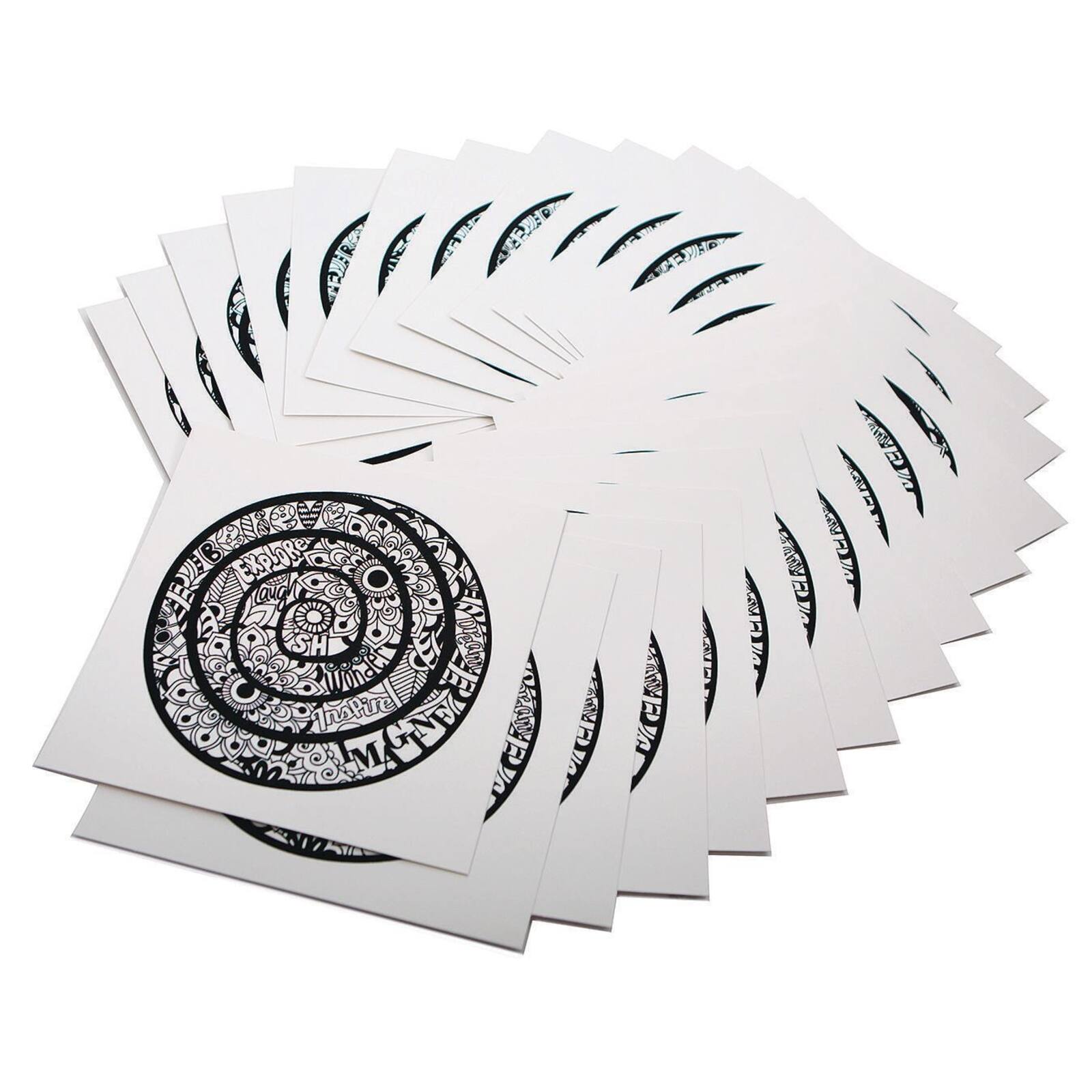 S&S® Worldwide Velvet Inspiration Mandala Posters, 24ct.