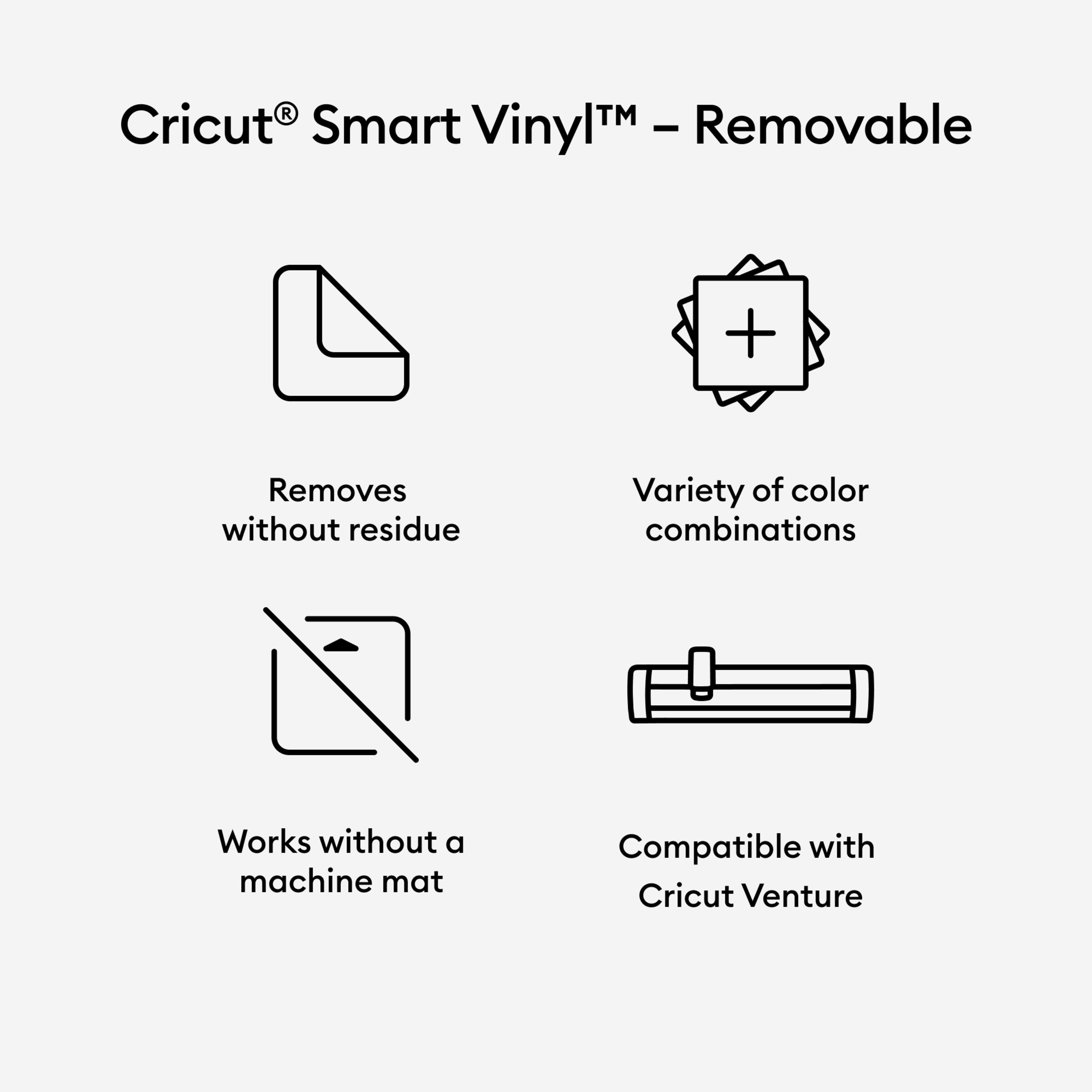 Cricut® 25" Removable Smart Vinyl