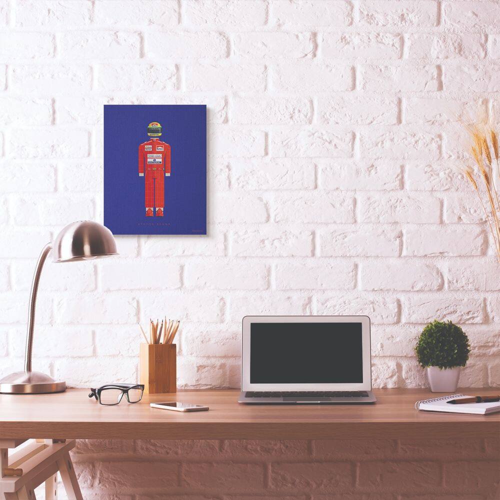 Stupell Industries Ayrton Senna Famous Fashion Design Wall Accent