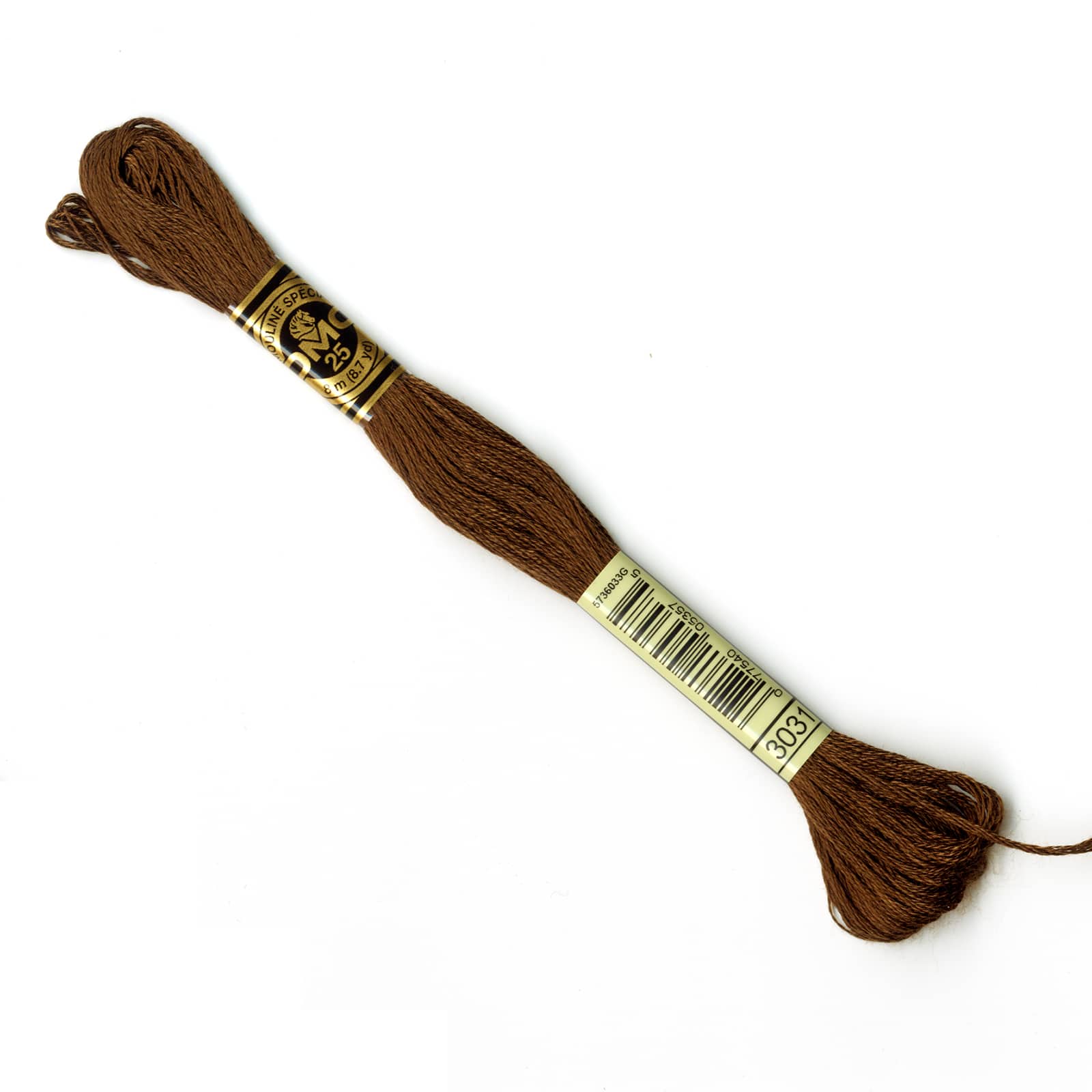 DMC® 6 Strand Embroidery Floss, Brown, Color: 3031 VY DK Mocha