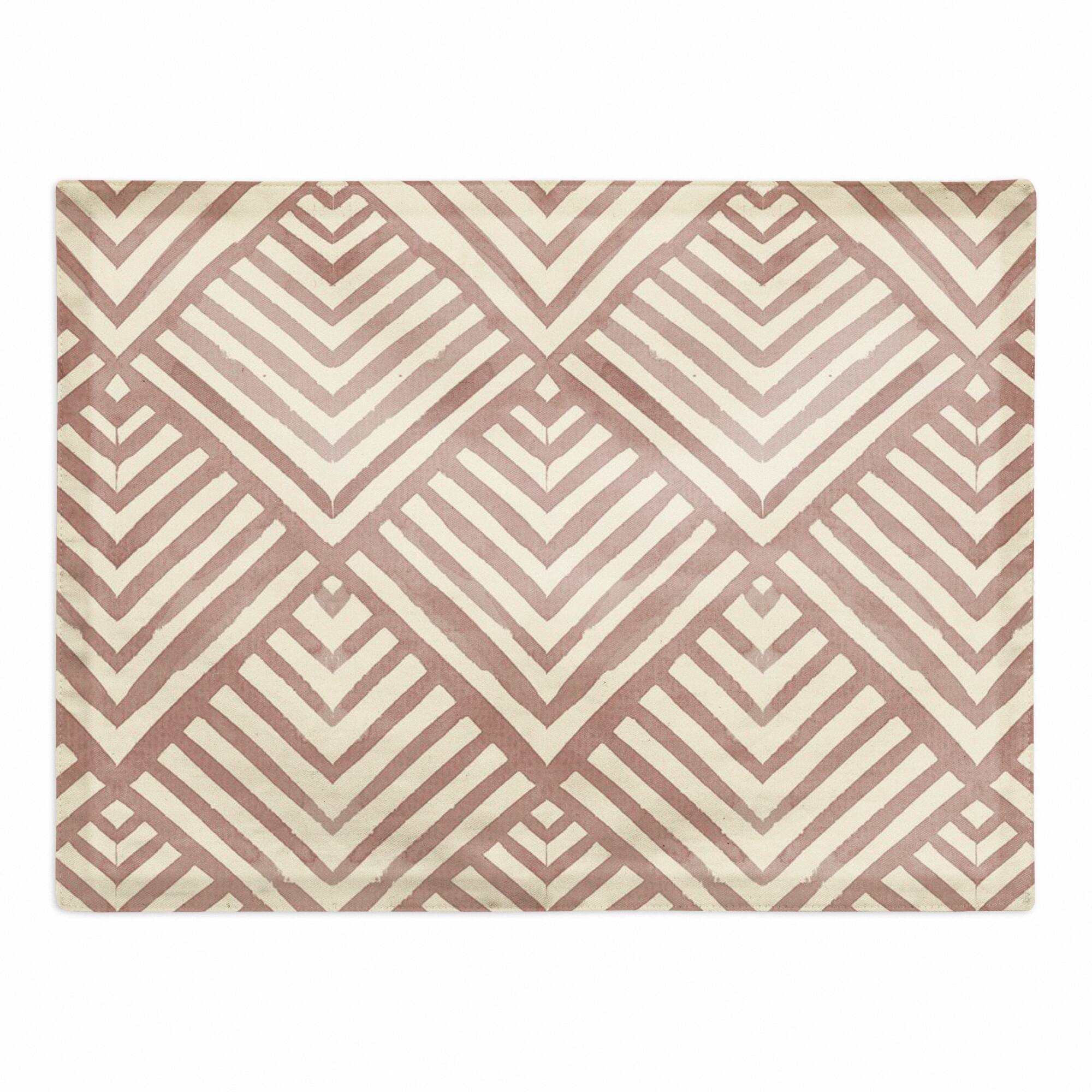 Watercolor Diamond Cotton Twill Placemat