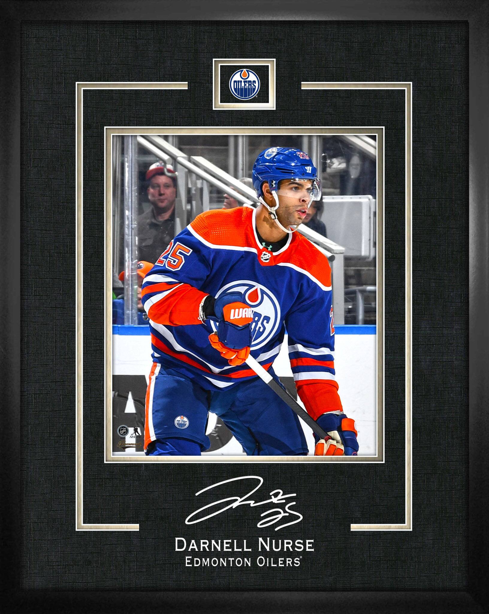 Darnell Nurse 16" x 20" Replica Signature Frame Oilers