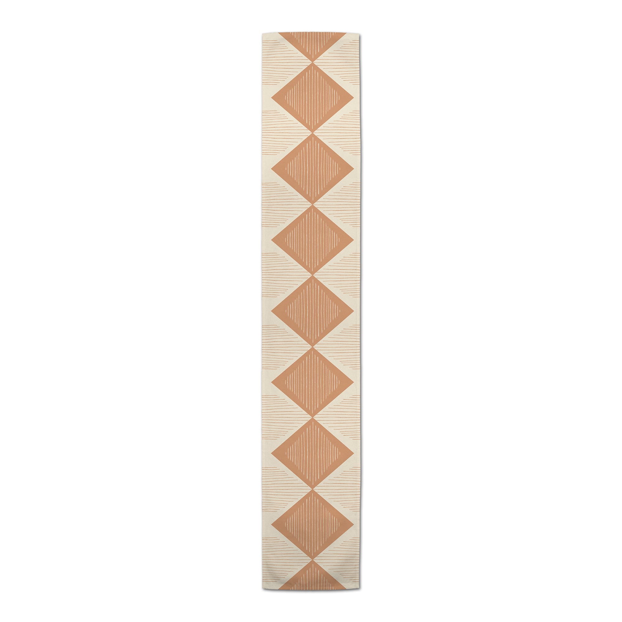Loose Lines Triangle 16" x 90" Cotton Twill Runner