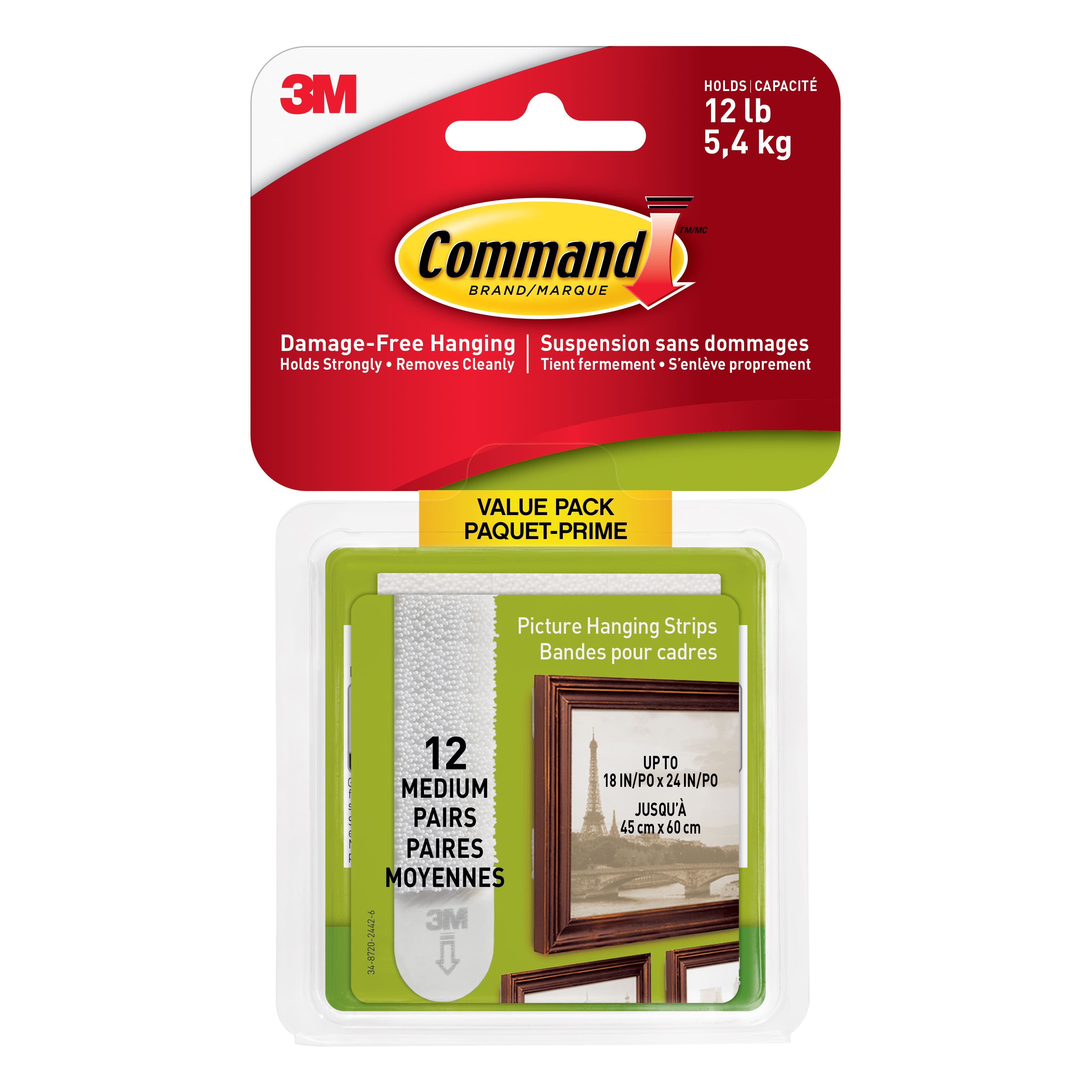 Command™ Medium Picture Hanging Strips