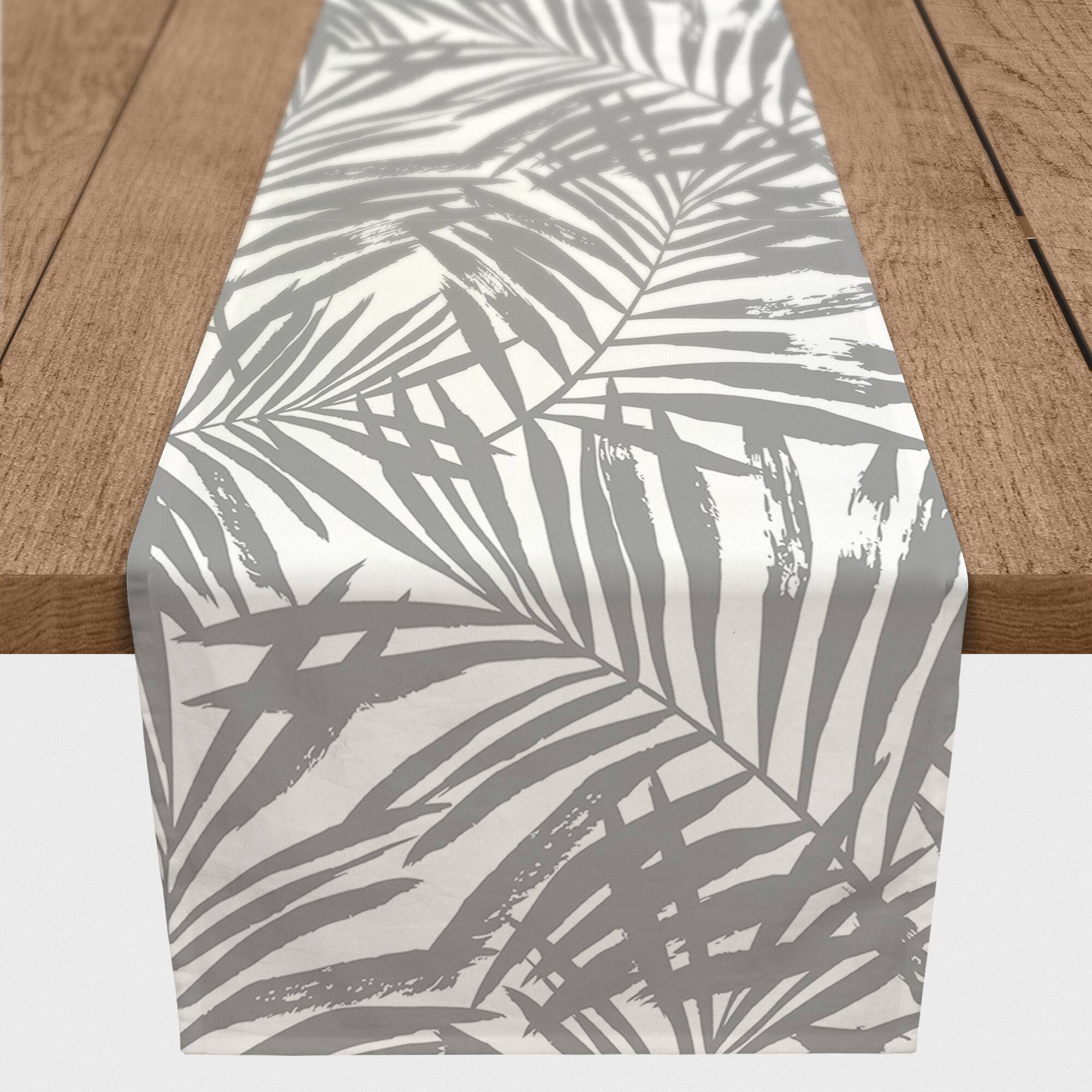 Tropical Leaves Table Runner