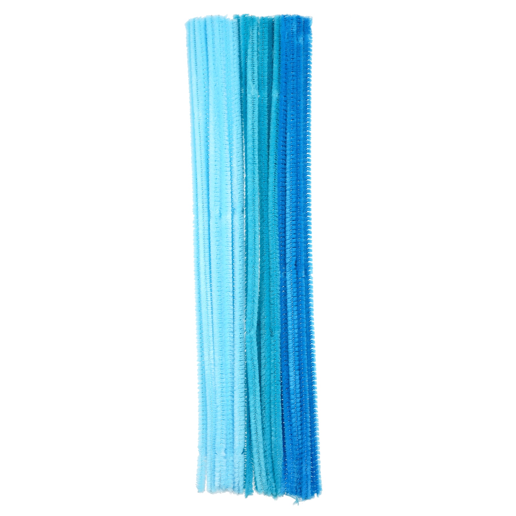 24 Packs: 25 ct. (600 total) Mixed Blue Chenille Pipe Cleaners by Creatology™