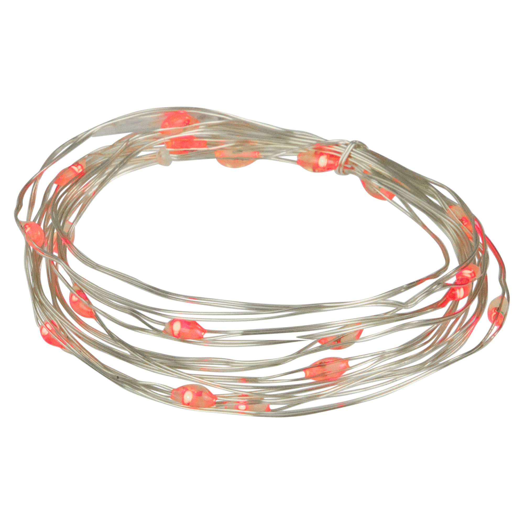 Northlight 20ct. Micro Fairy Copper Wire LED Christmas Lights in Red | 6 ft | Michaels®