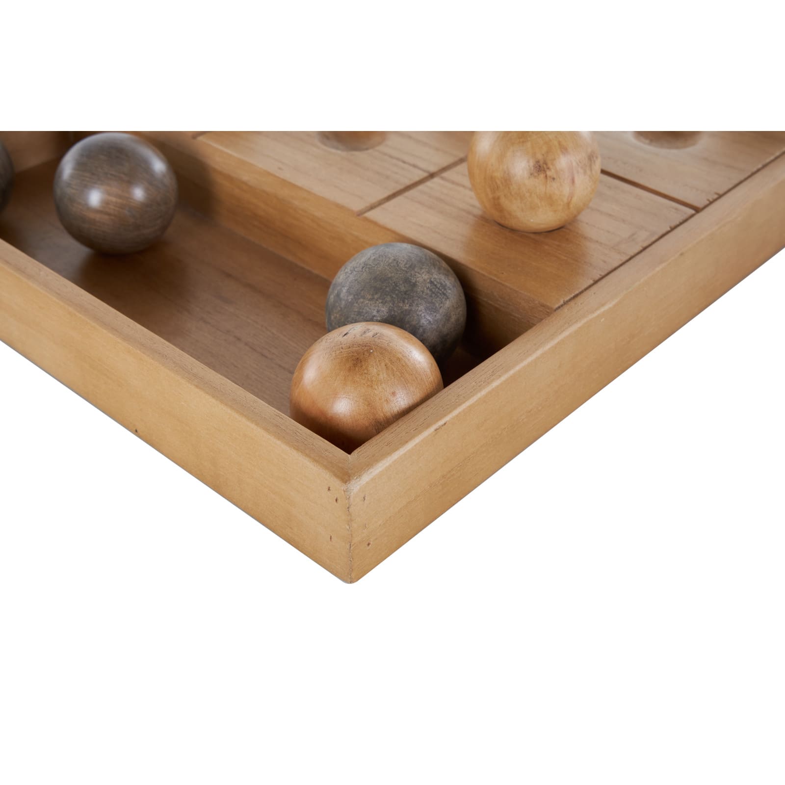 Brown Decorative Wooden Board Game Set